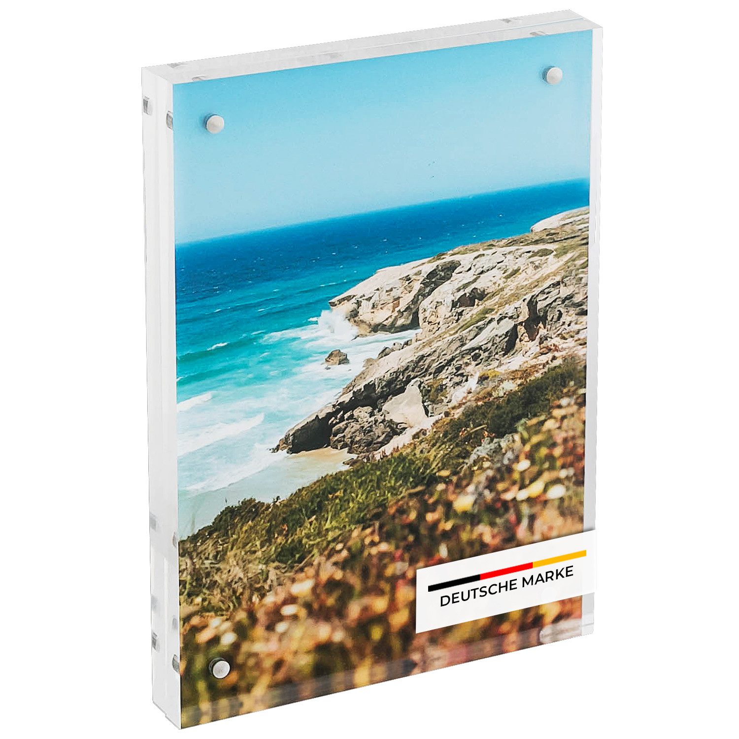 HMF Bilderrahmen Magnetischer Bilderrahmen aus Acrylglas, für 2 Bilder, im günstig online kaufen