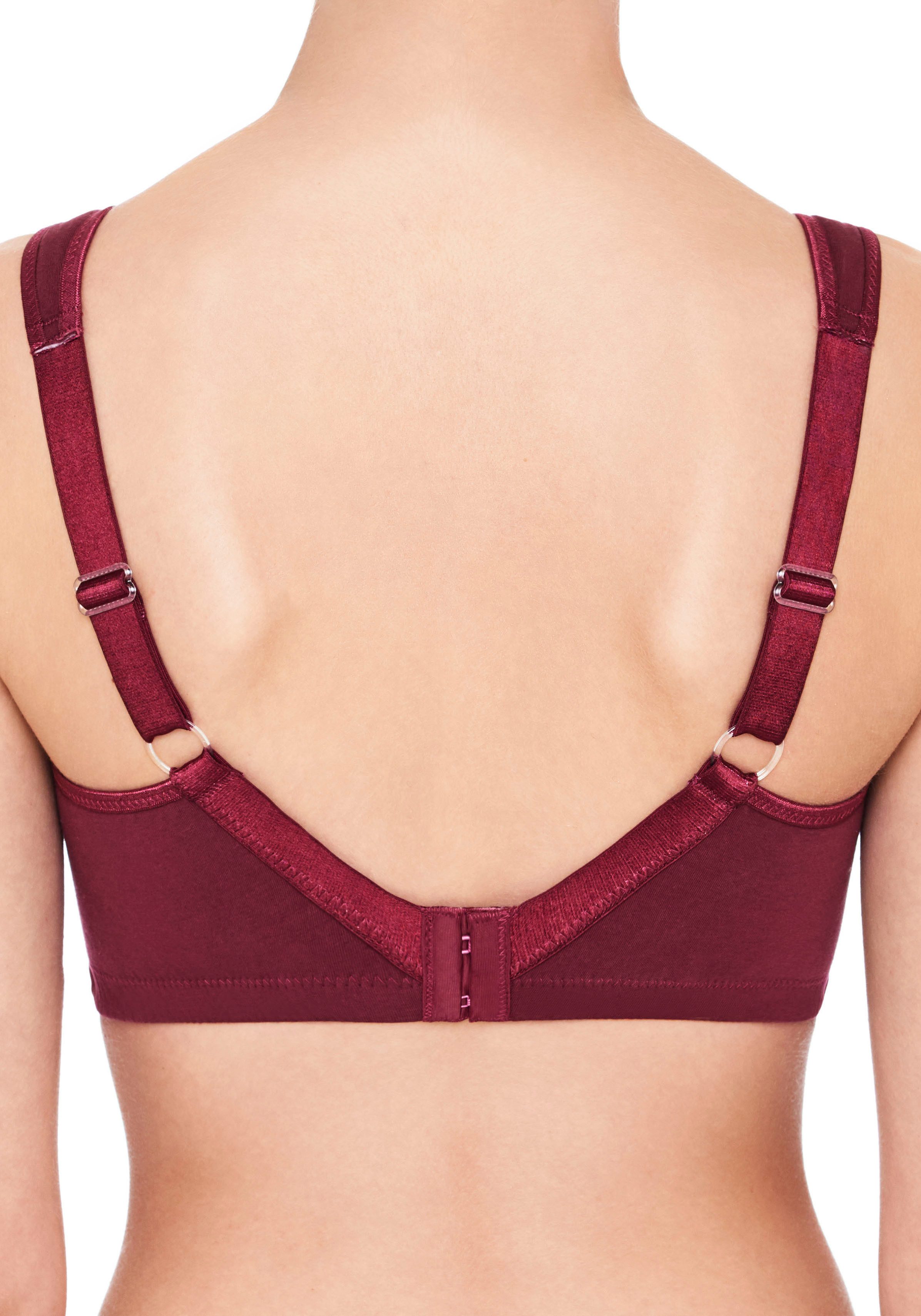 Susa Bügelloser BH Basic (2er Pack) Spitze, genähte Cups, Baumwollmix, elastisch, BH-Set