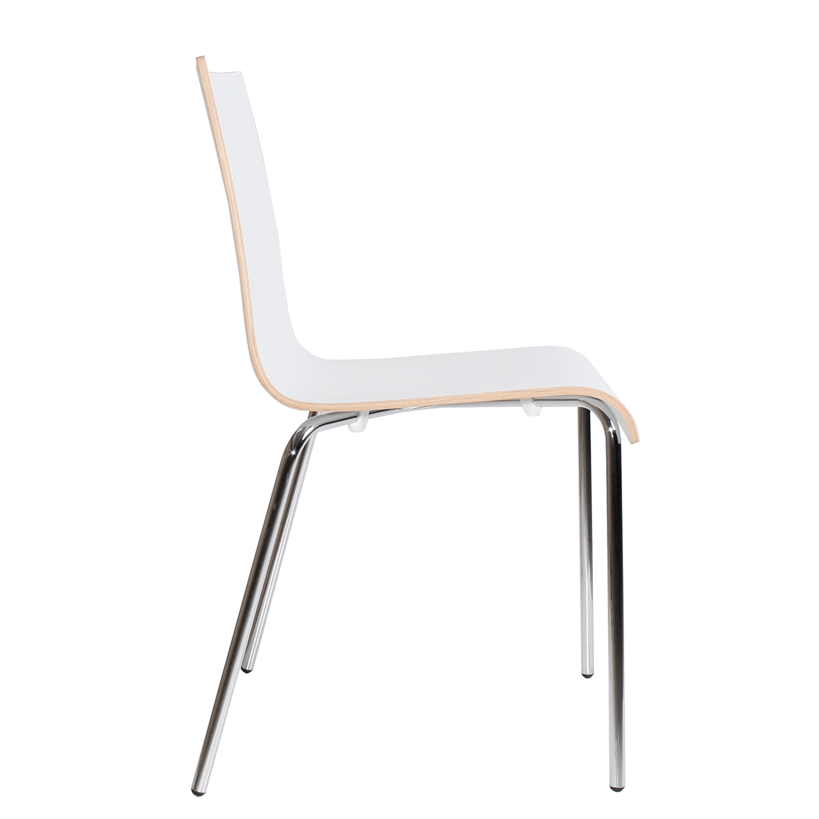 pemora Stapelstuhl Bistrostuhl Metall Wartezimmerstuhl ROMAN HPL