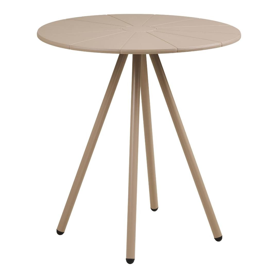 ebuy24 Bistrotisch Berta Cafétisch Ø70cm taupe.