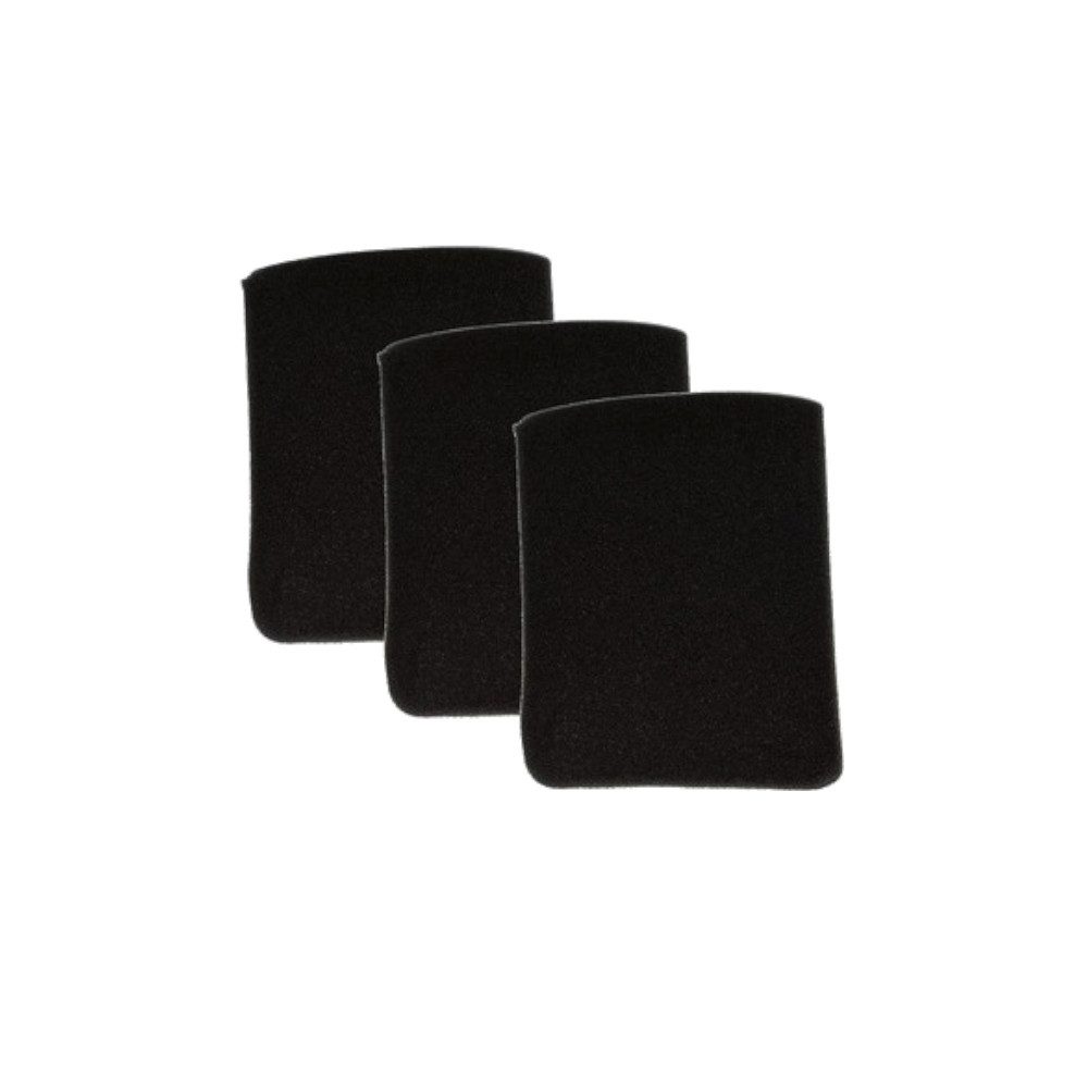 Trade-Shop Ersatzfilter 3x passend für Parkside PNTS Nass-/Trockensauger ersetzt 30250101, Zubehör für Parkside PNTS 1250, 1300, 1250/9, 1300 A1, 1300 B2, 1300 C3, Staubsaugerfilter / Material: Schaumstoff