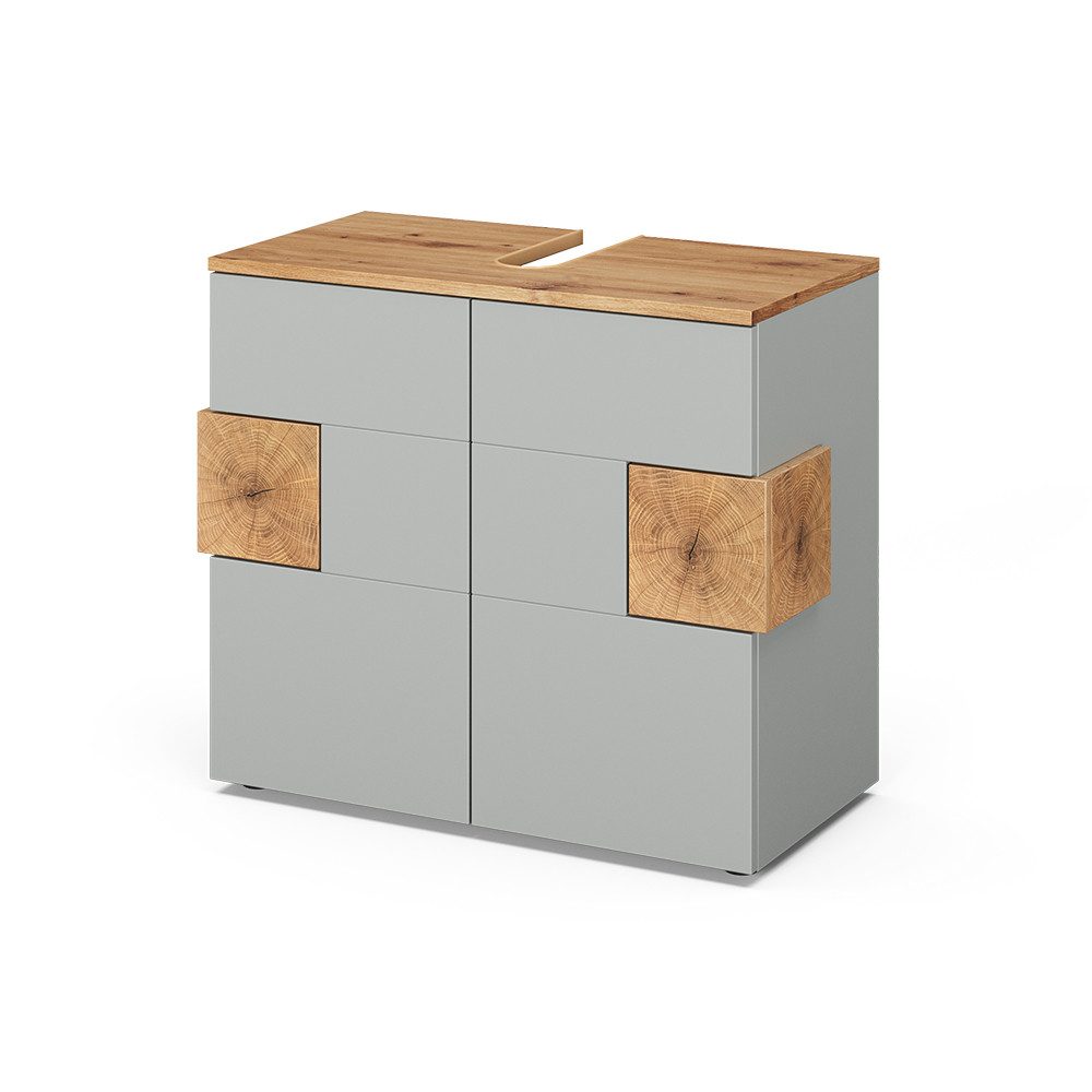 Vicco Waschbeckenunterschrank Eden, Grau/Artisan, 73.1 x 64 cm (1-St)