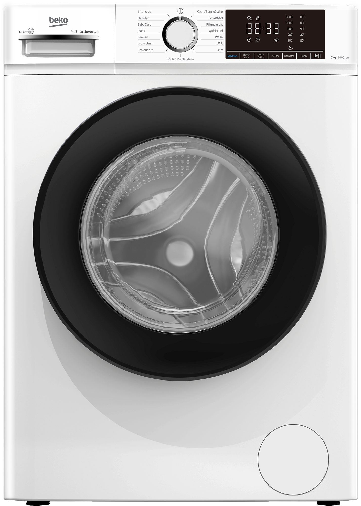 BEKO Waschmaschine BM3WFOE741PSA, 7 kg, 1400 U/min