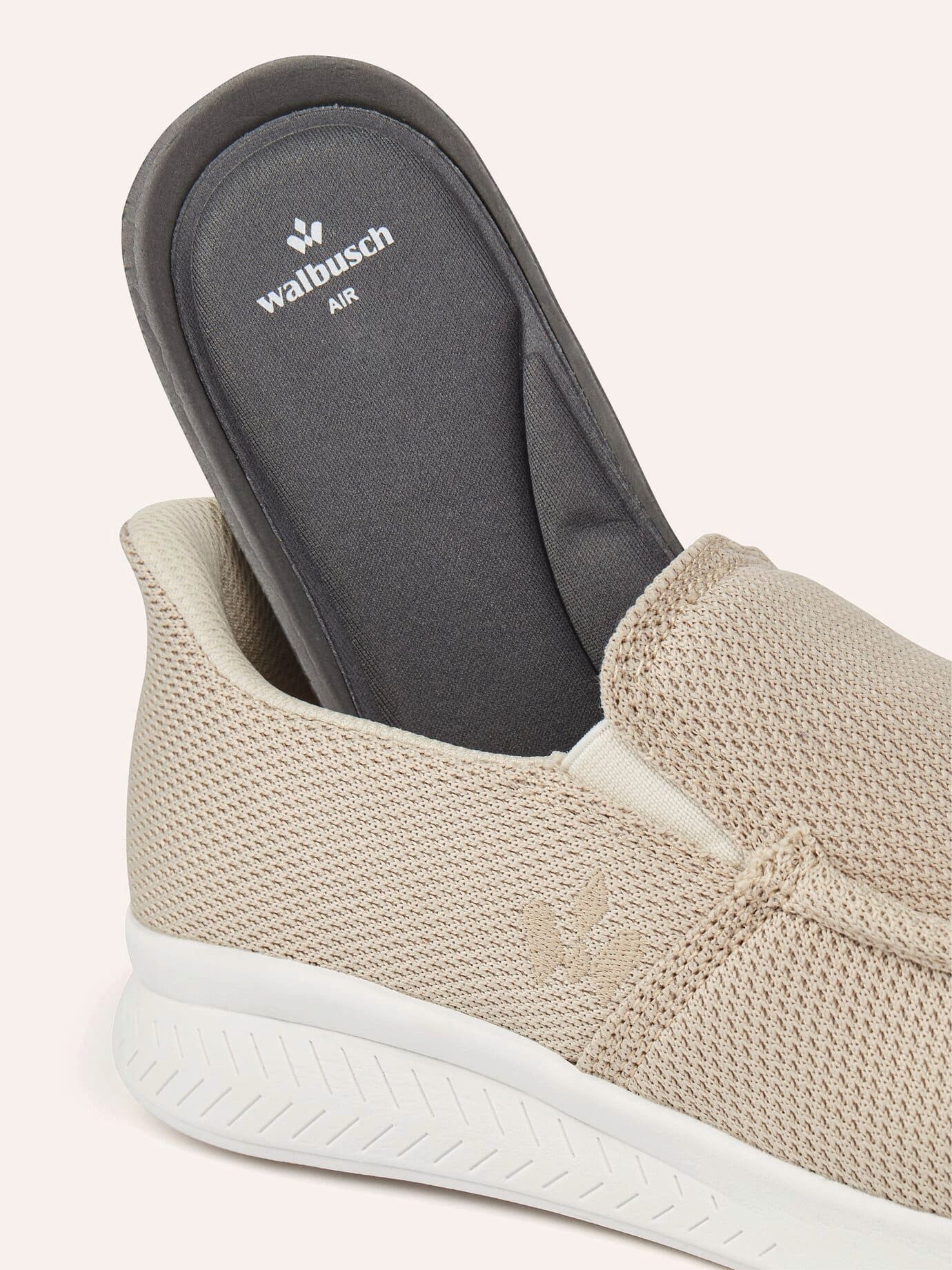 Walbusch Herren Komfortslipper Mühelos Freizeitschuhe bequeme Weite G Slipper Easy-in Slipper mit Wechselfußbett, ultraleichte EVA-Laufsohle
