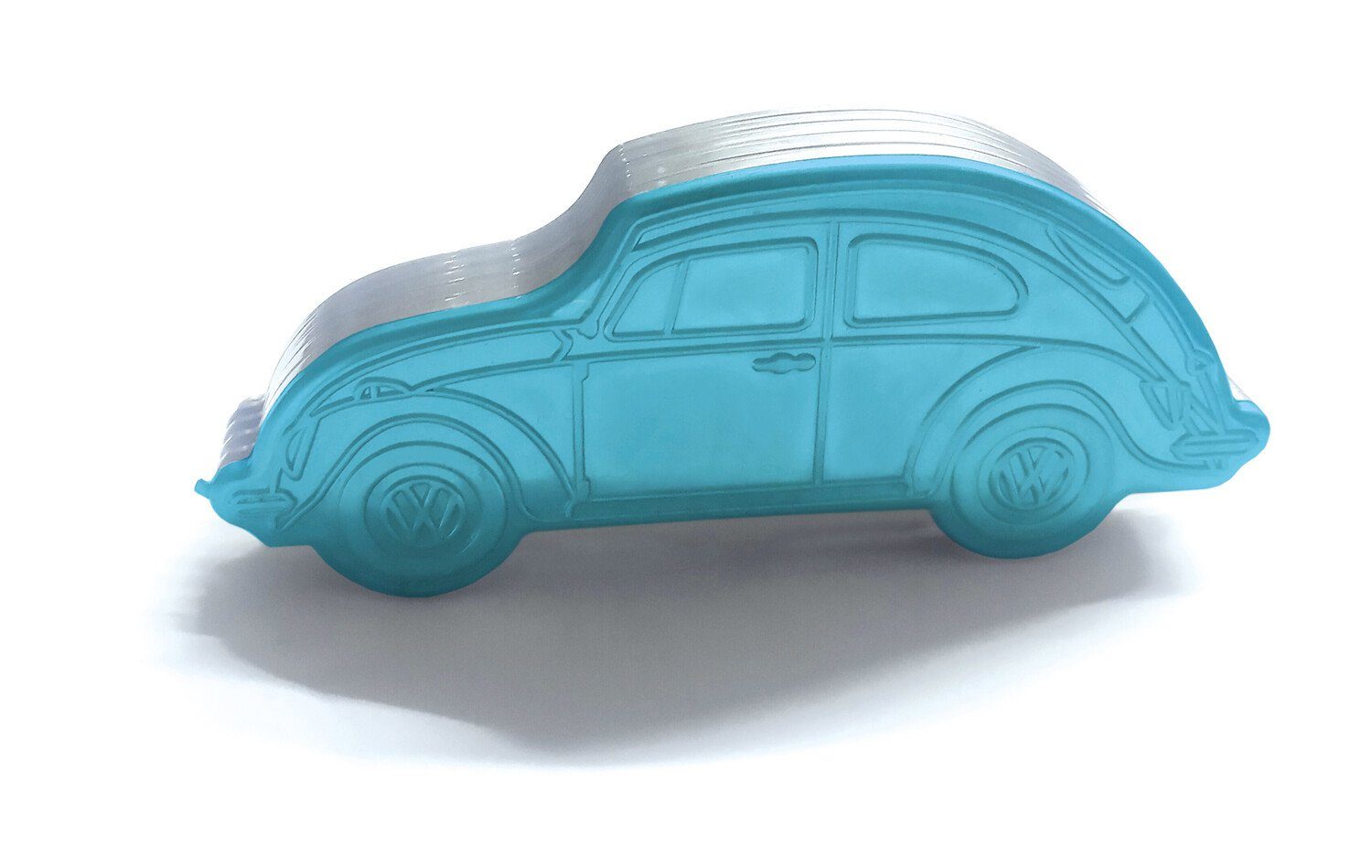 VW Collection by BRISA Multitool Volkswagen Taschenmesser mit 6 Funktionen, blaues Klappmesser im VW Käfer-Design