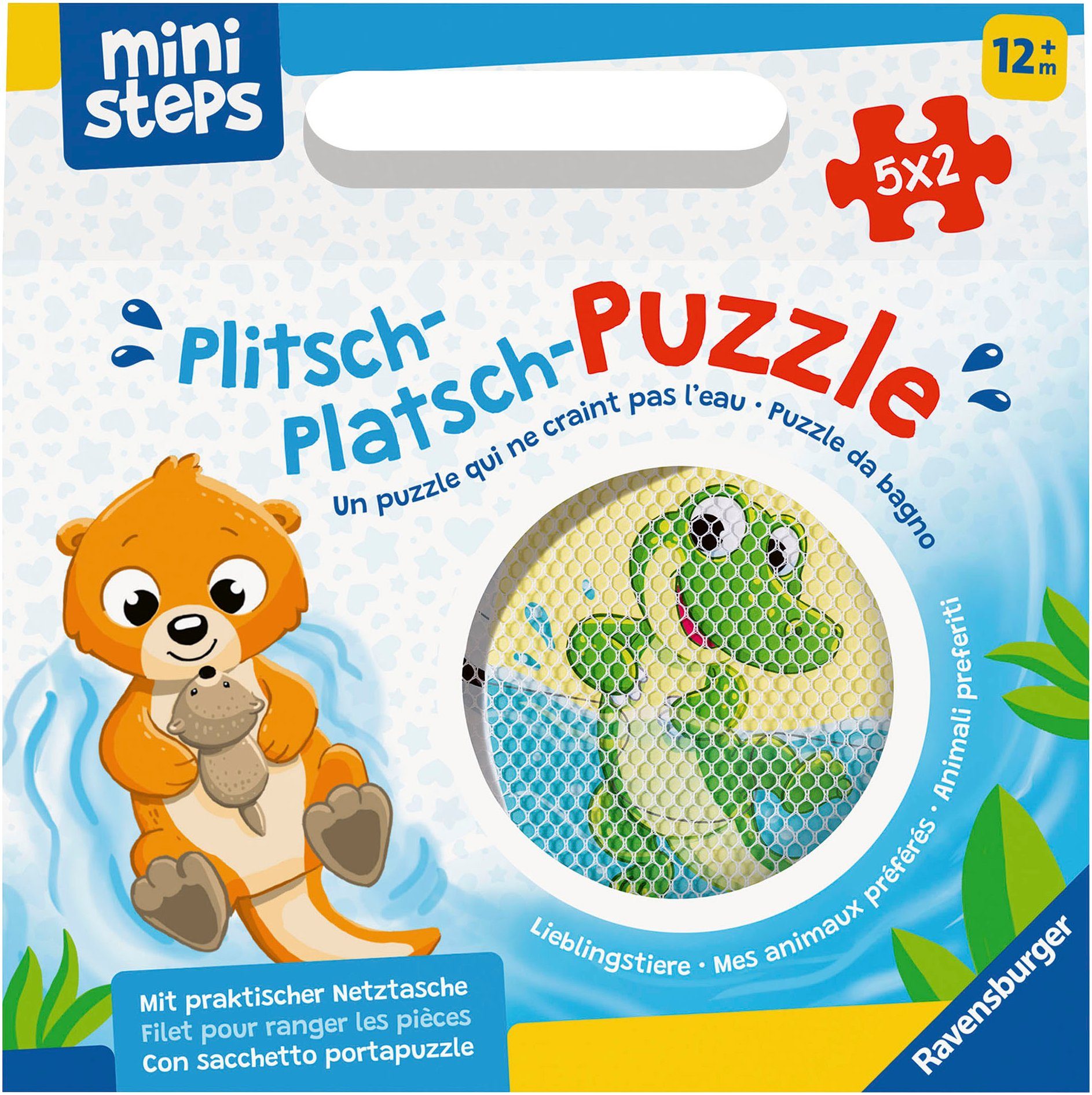 Ravensburger Puzzle Plitsch-Platsch-Puzzle Lieblingstiere, 10 Puzzleteile günstig online kaufen