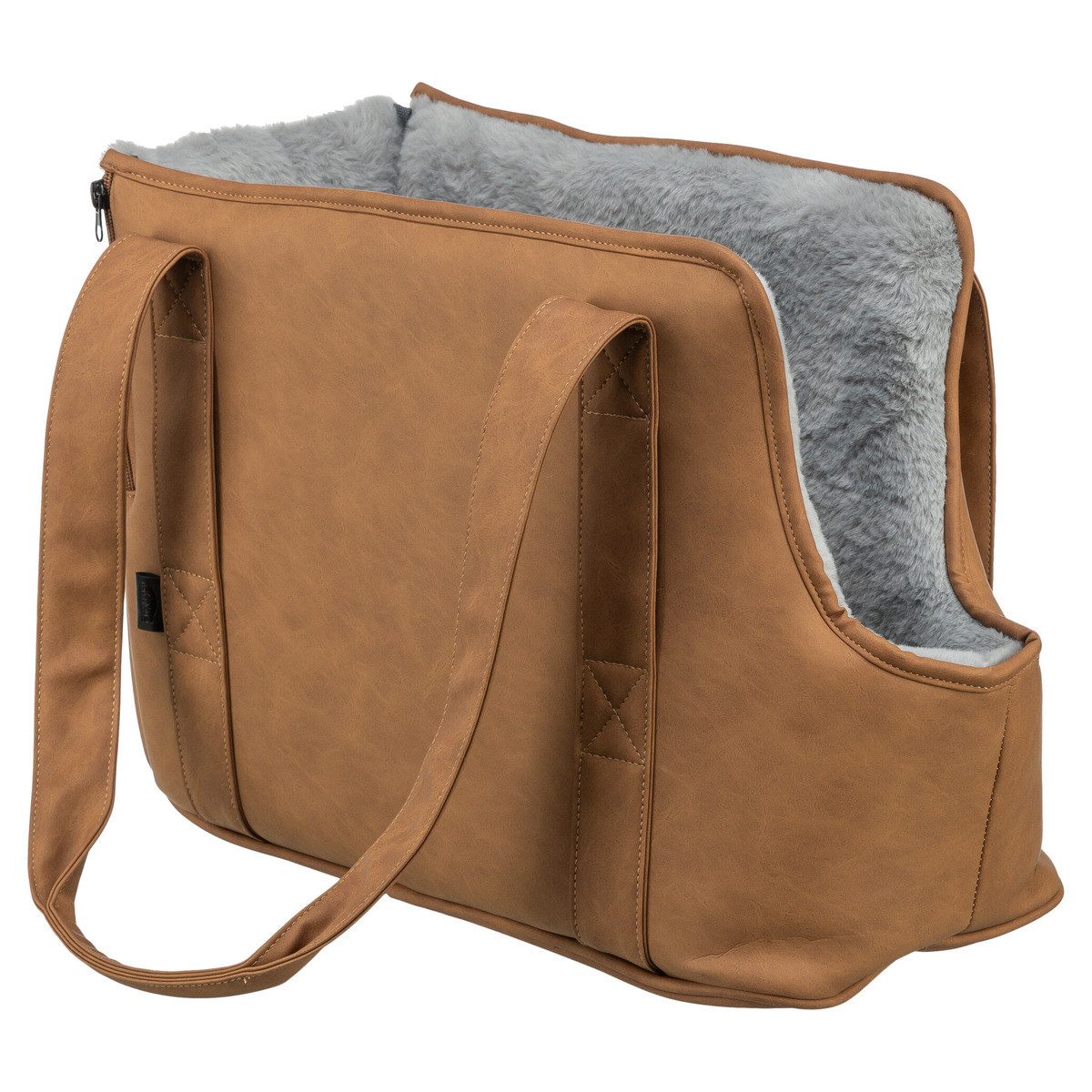 TRIXIE Tiertransporttasche Tasche Evelyn braun/grau für Hunde