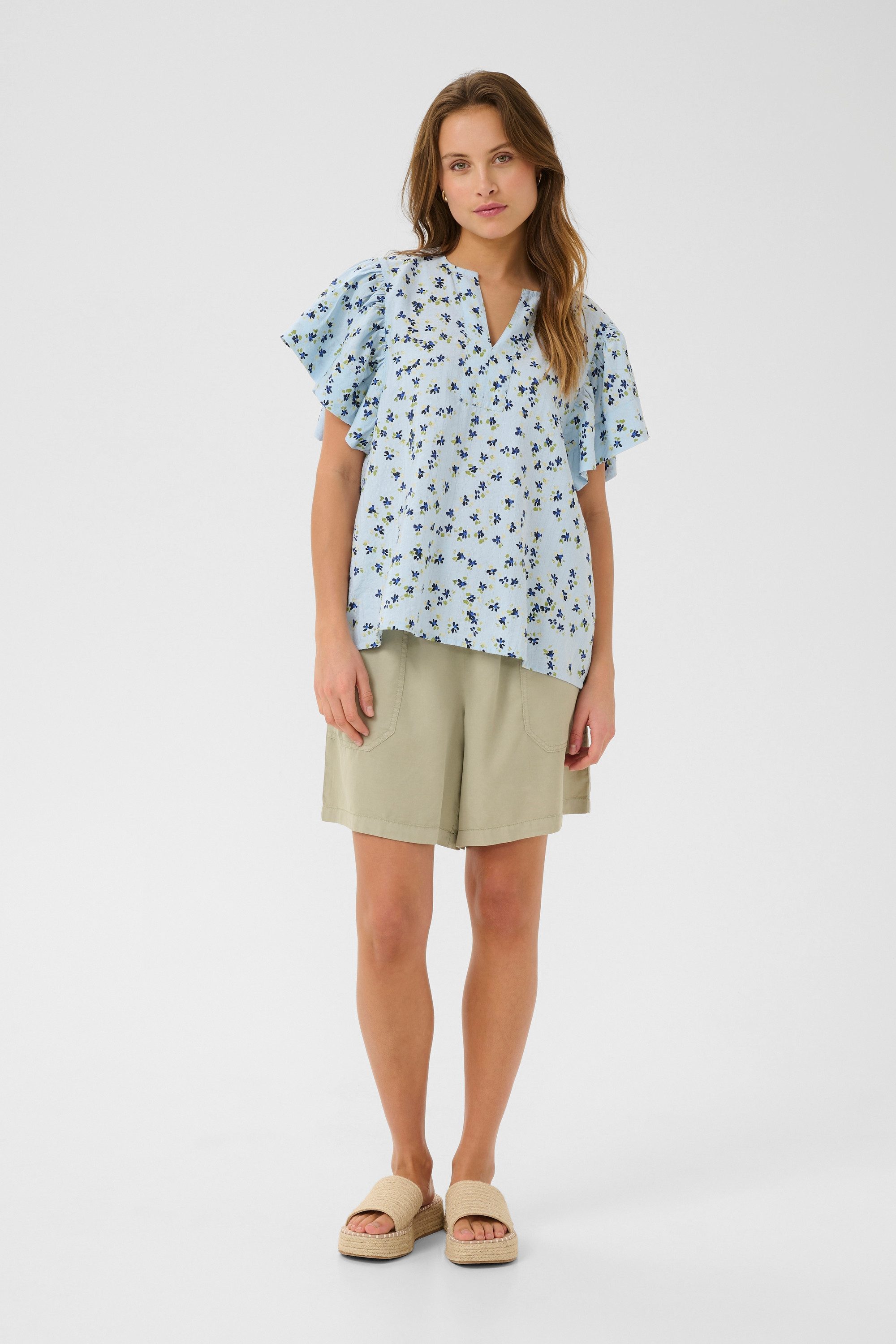 Culture Kurzarmbluse Kurzarm-Bluse CUpuglia