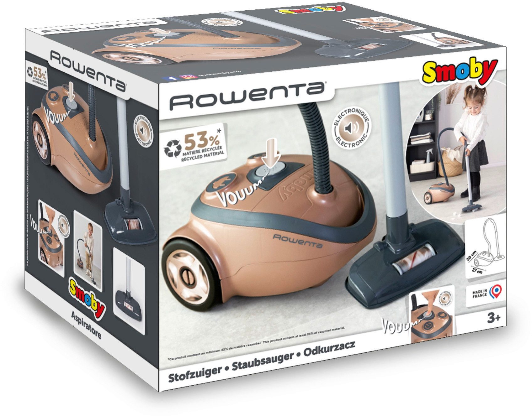 Smoby Kinder-Haushaltsset Spielwelt Haushalt Staubsauger Rowenta 7600330222
