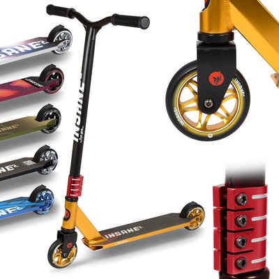 fun pro Cityroller Insane 2, Stunt Scooter Roller Kinder Erwachsene Kick Tretroller Kinderroller