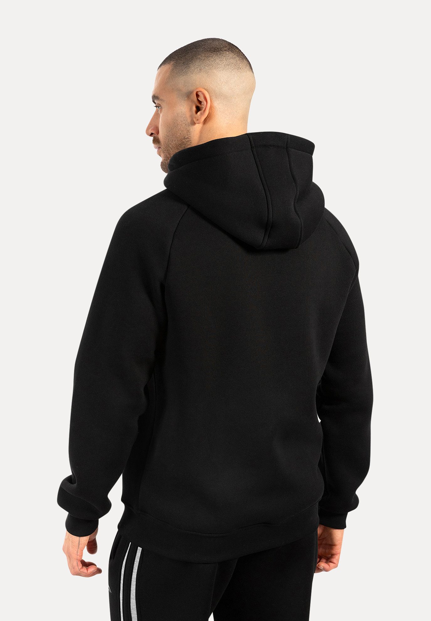Smilodox Kapuzenstrickjacke Yassin, Zip Hoodie mit Logo, leicht überschnitt günstig online kaufen