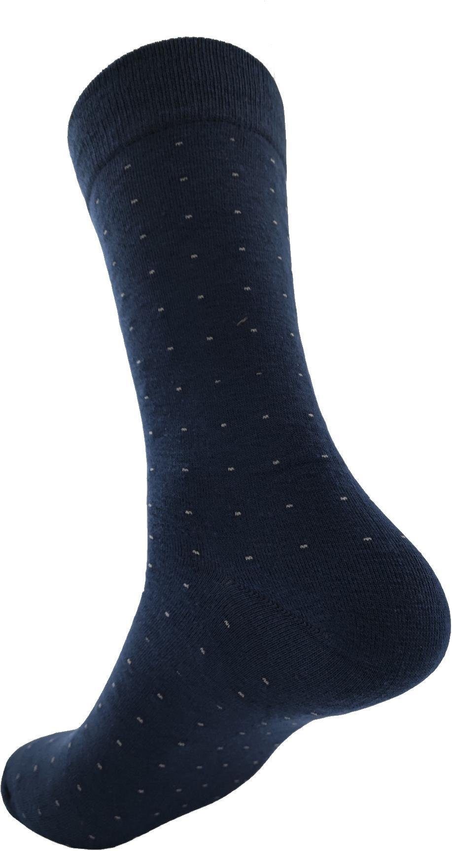 Muster (12-Paar) Basicsocken 12 Mix2 klassischer Freizeit Sport EloModa Herren Socken Paar Form