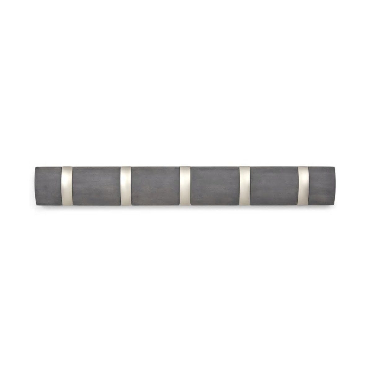Umbra Garderobenhalter FLIP HOOK 5 Kleiderhaken, Treibholz, Traglast pro Haken 2.3 kg