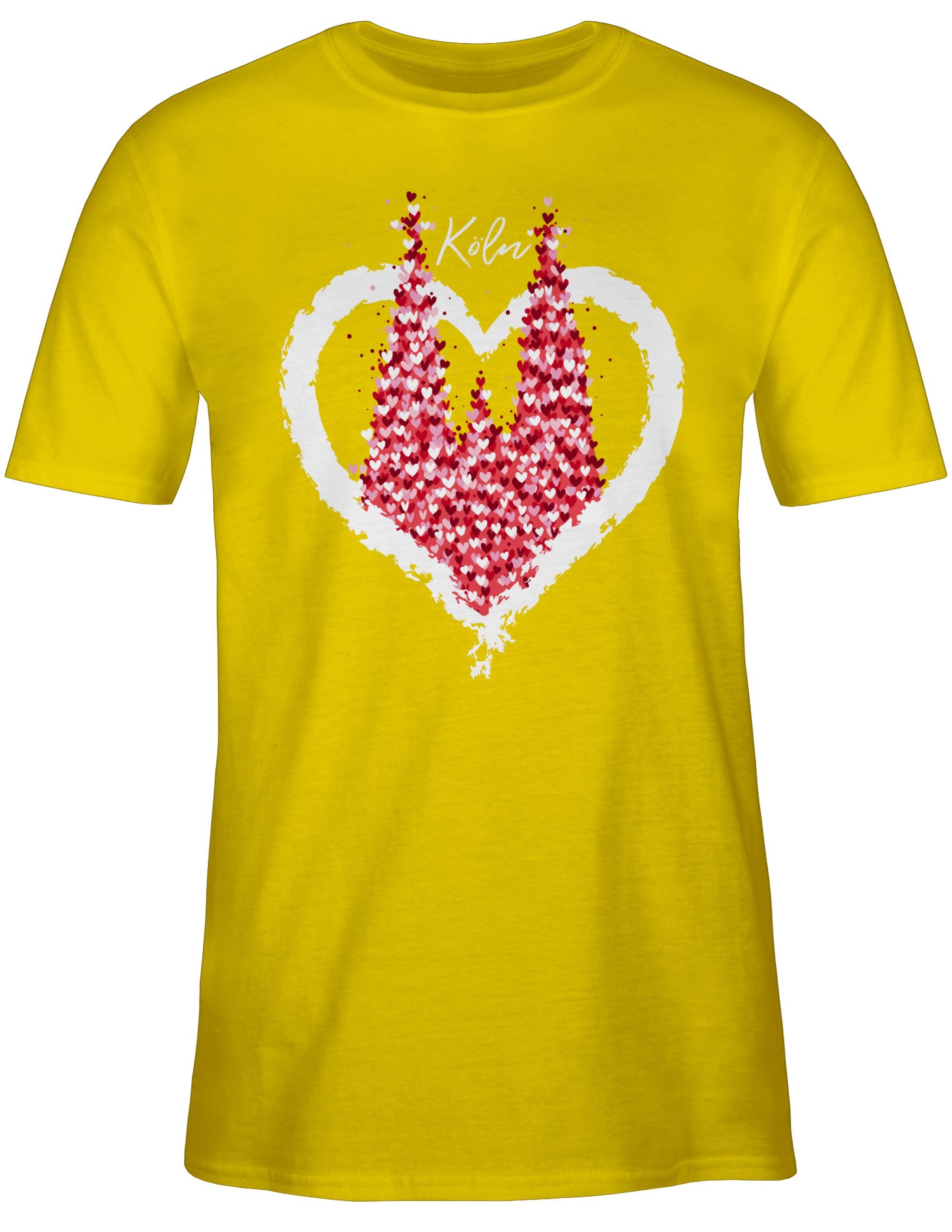 Shirtracer T-Shirt Kölner Dom Köln Rot günstig online kaufen