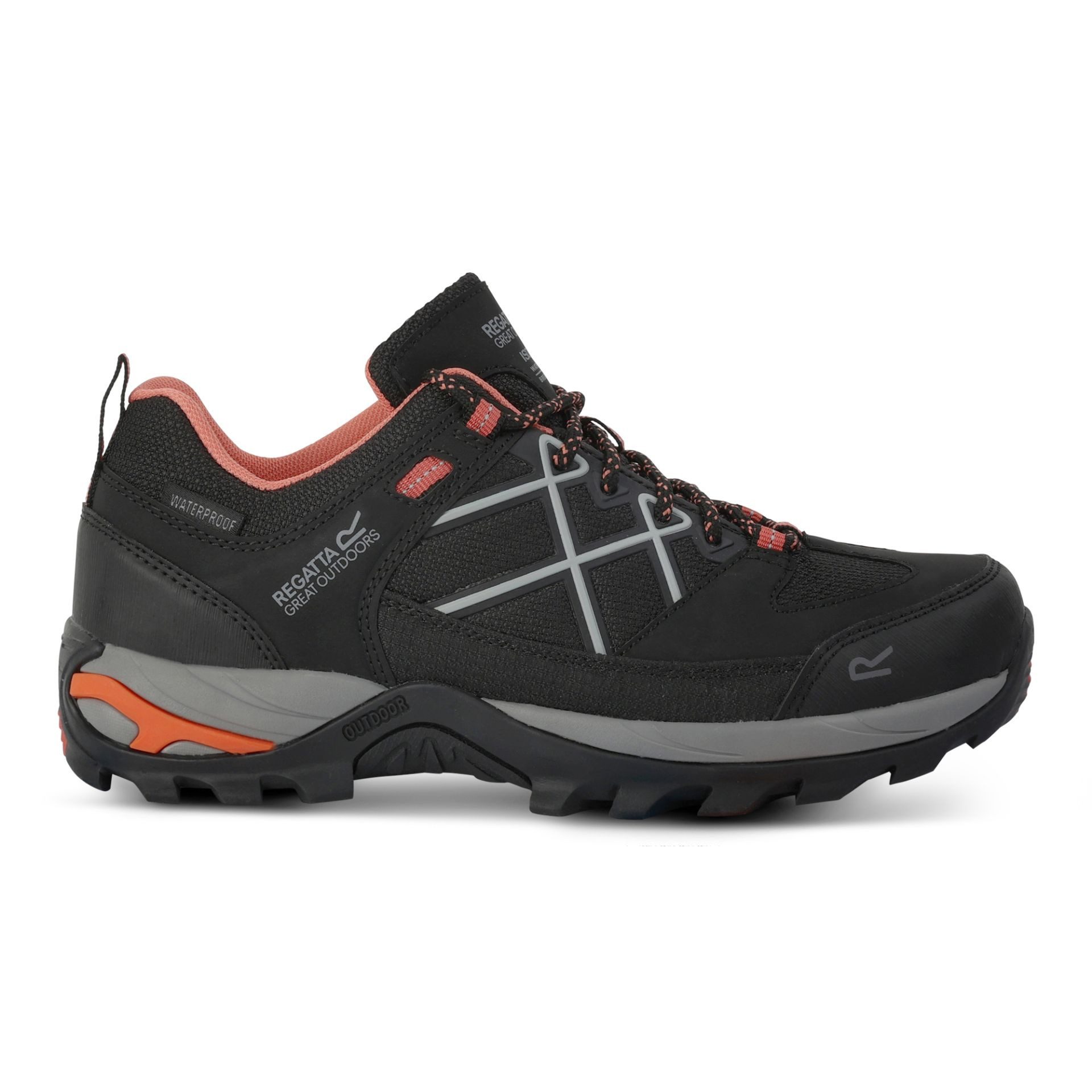 Regatta Regatta Samaris III Damen Wanderschuhe black orange RWF835 G63 Trekkingschuh