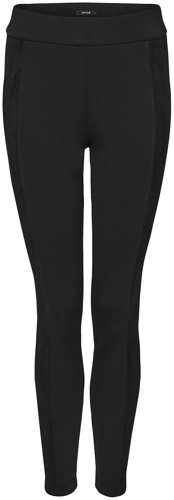 OPUS mit Leggings Lederimitat-Einsätzen