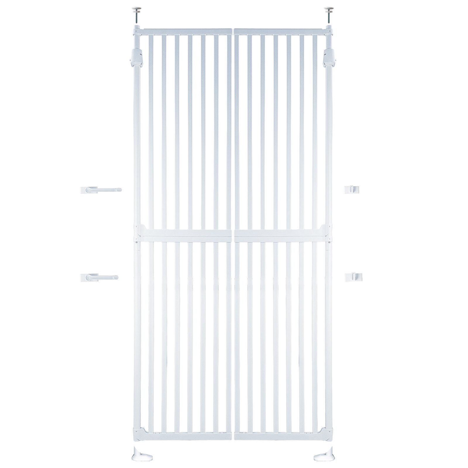 RAMROXX Treppenschutzgitter Absperrgitter weiß 86-96cm 180cm günstig online kaufen