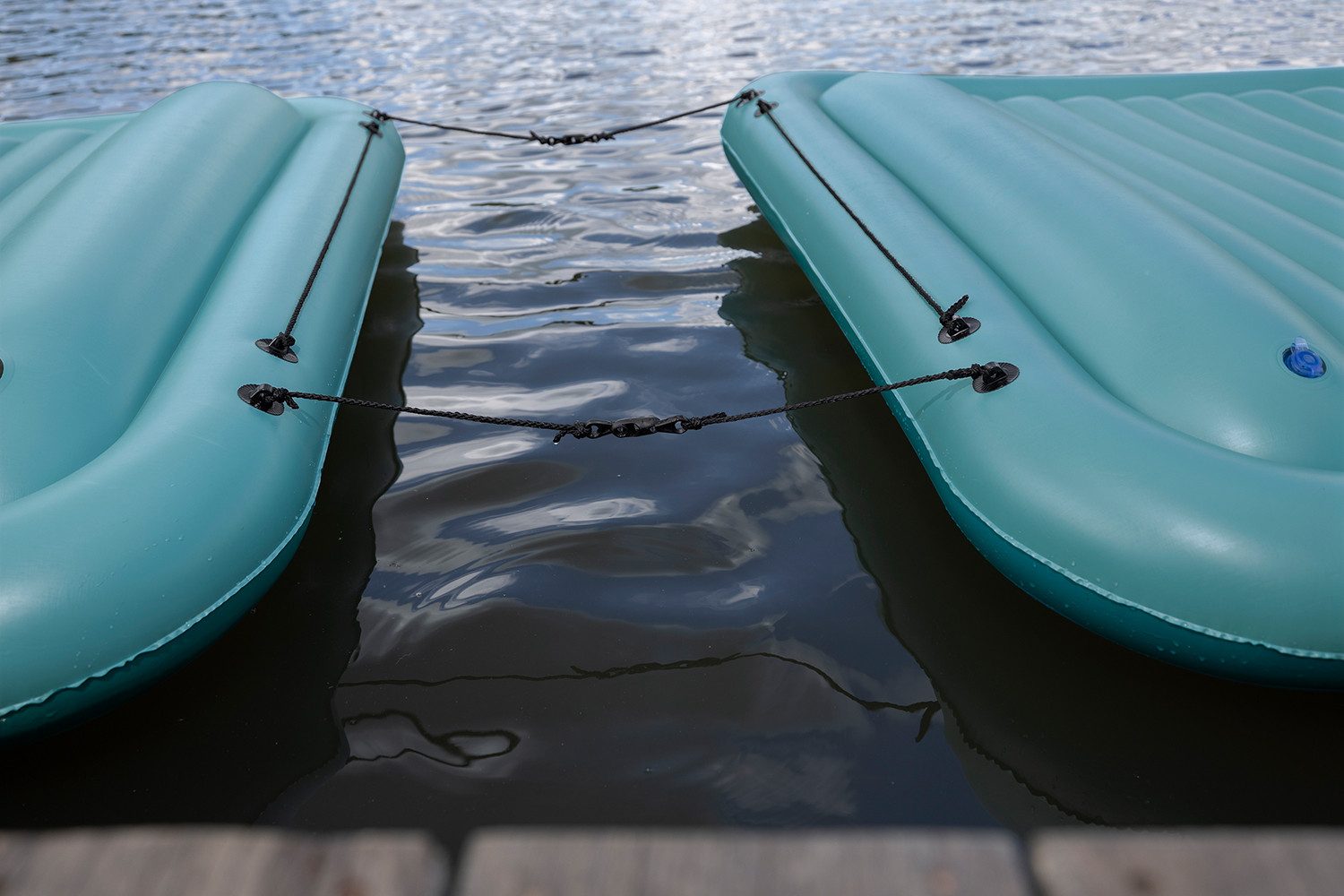 Bestway Badeinsel Hydro Force® Sun Soaker™, (Packung, 1-St., beliebig erweiterbar), 269 x 183 x 25,5 cm
