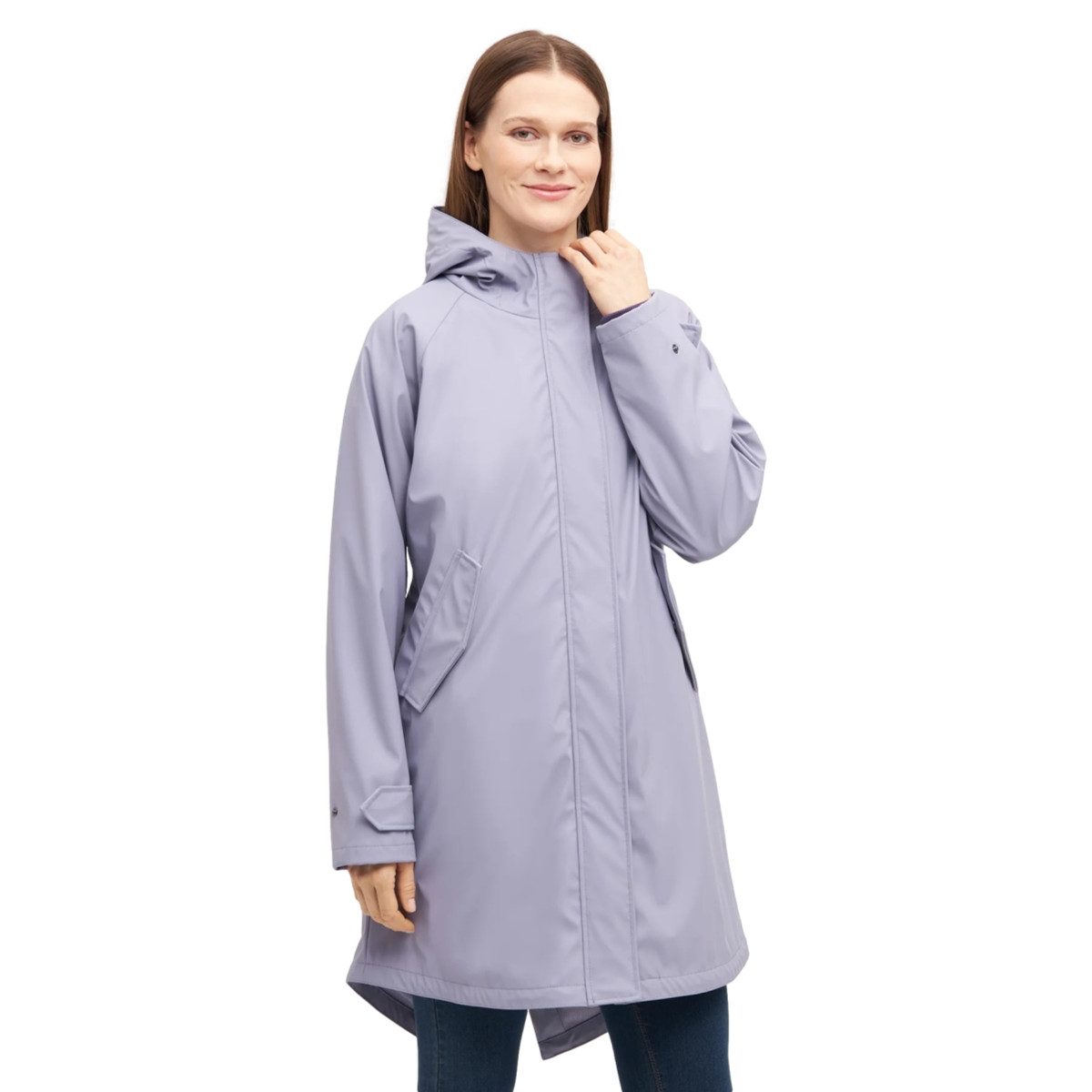 Derbe Blouson Derbe Friese Traveby Plain Damen Regenmantel – Bild 2 von 5