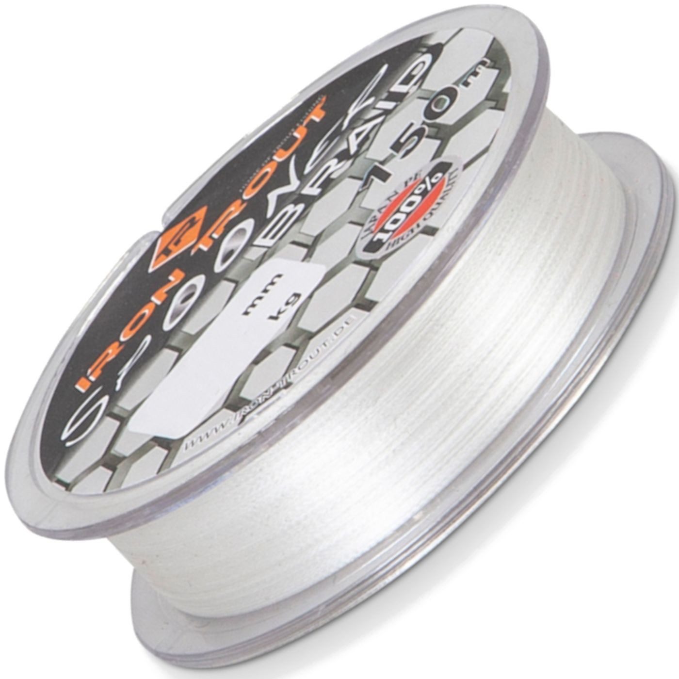 Iron Trout Angelschnur Iron Trout Spooner Braid - 150m Forellenschnur, 0.04 m Länge, 0.04 mm Fadendurchmesser, (150-St)