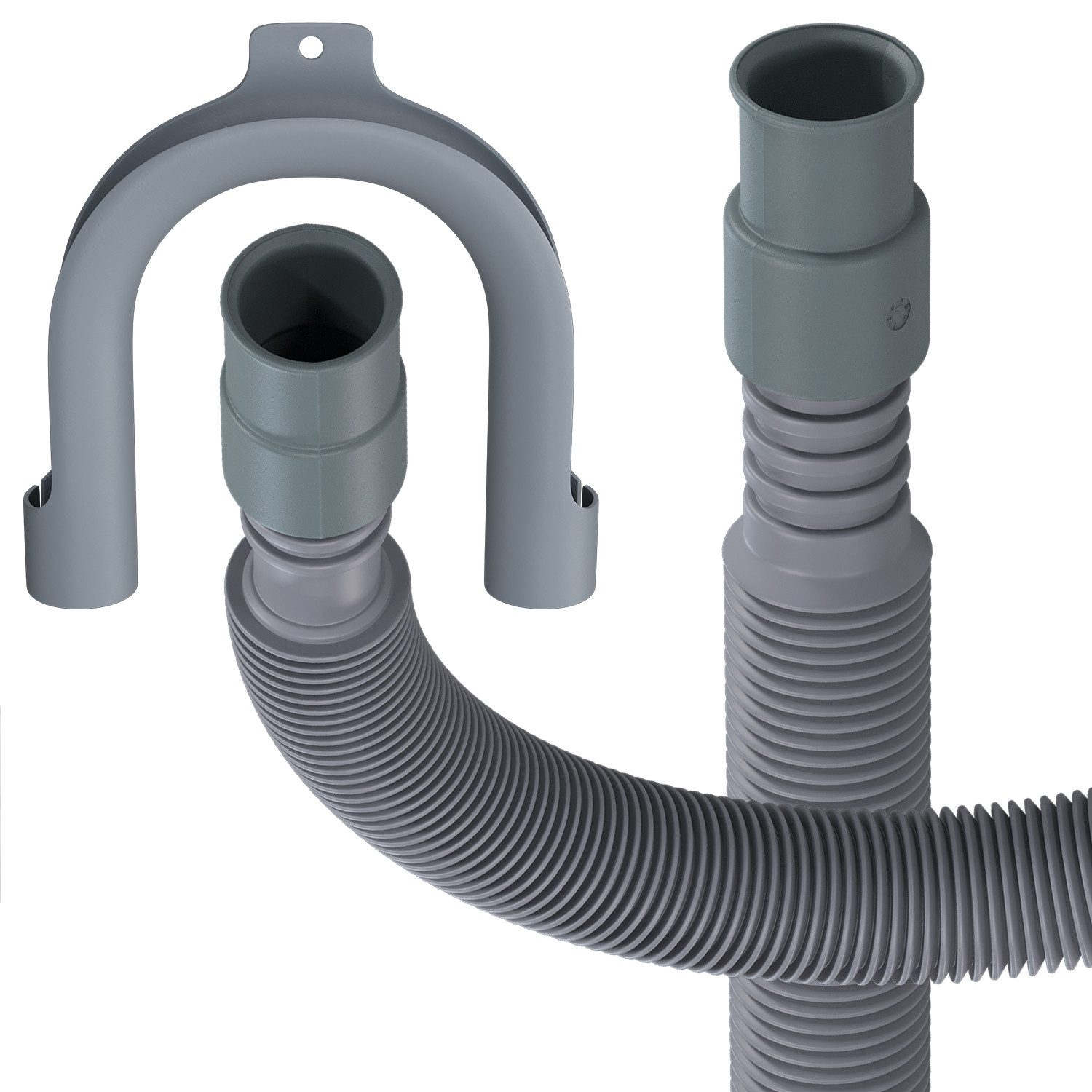 VIOKS Ablaufschlauch Schlauch Verlängerung Ausziehbar 80-300 cm 19/22mmØ, + günstig online kaufen