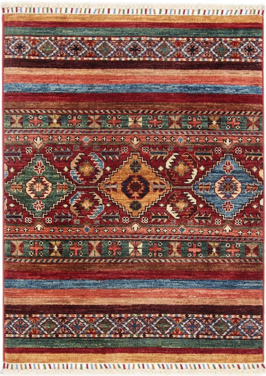 Orientteppich Arijana Shaal 86x116 Handgeknüpfter Orientteppich, Nain Trading, rechteckig, Höhe: 5 mm