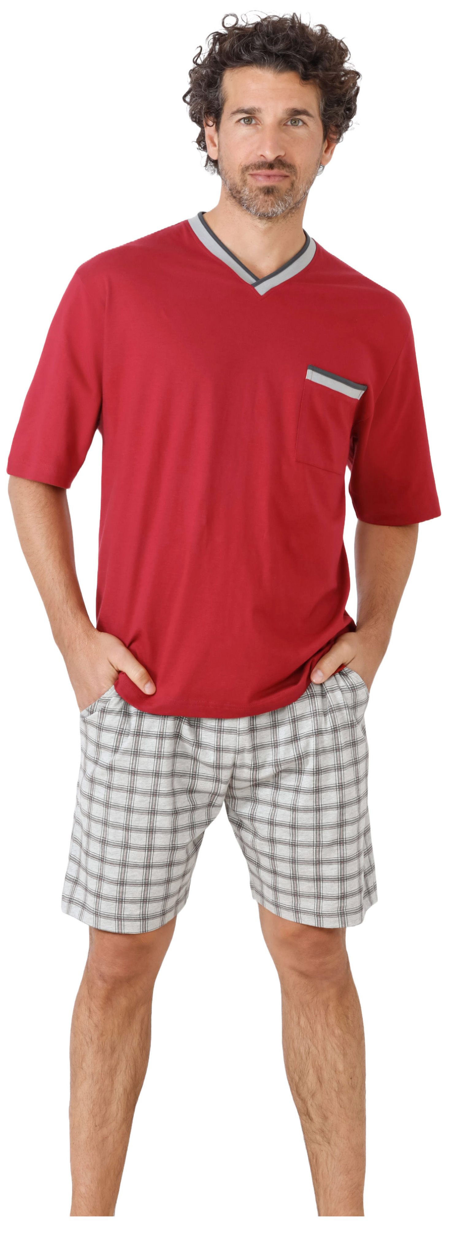 Hajo Shorty Herren Pyjama kurz Shorty günstig online kaufen