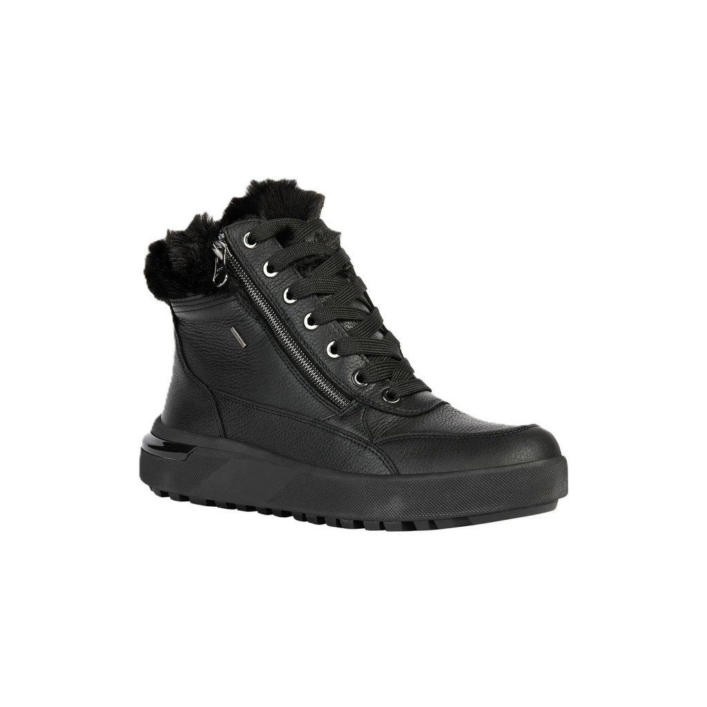 Geox Winterschuhe Dalyla B ABX (wasserdicht, wärmendem Futter) schwarz Winterstiefel