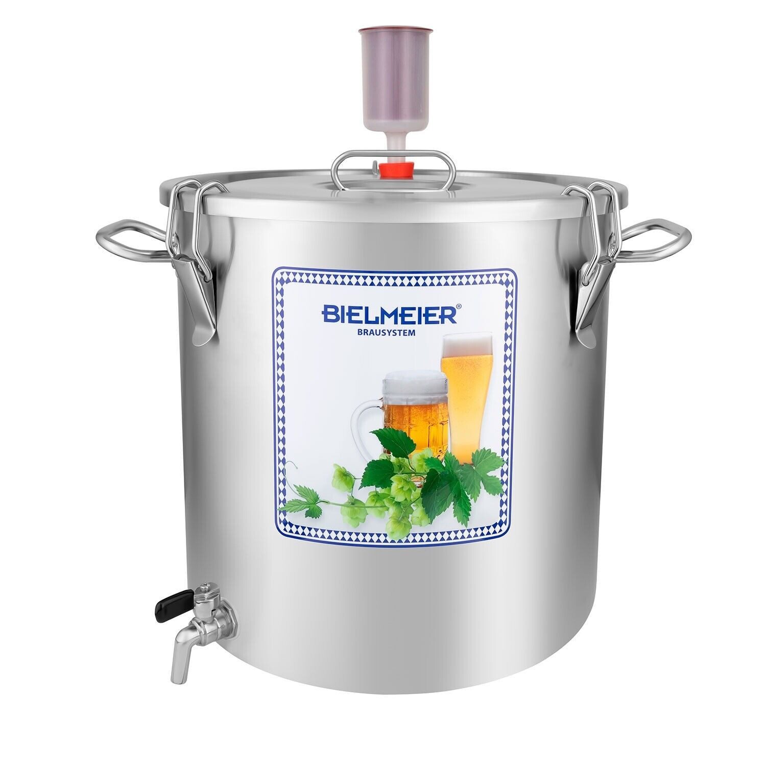 Bielmeier Bierzapfanlage Läuterbottich Gärbottich Home Brewing Edelstahl 35 Liter BHG 420, selber Bier brauen Made in Germany