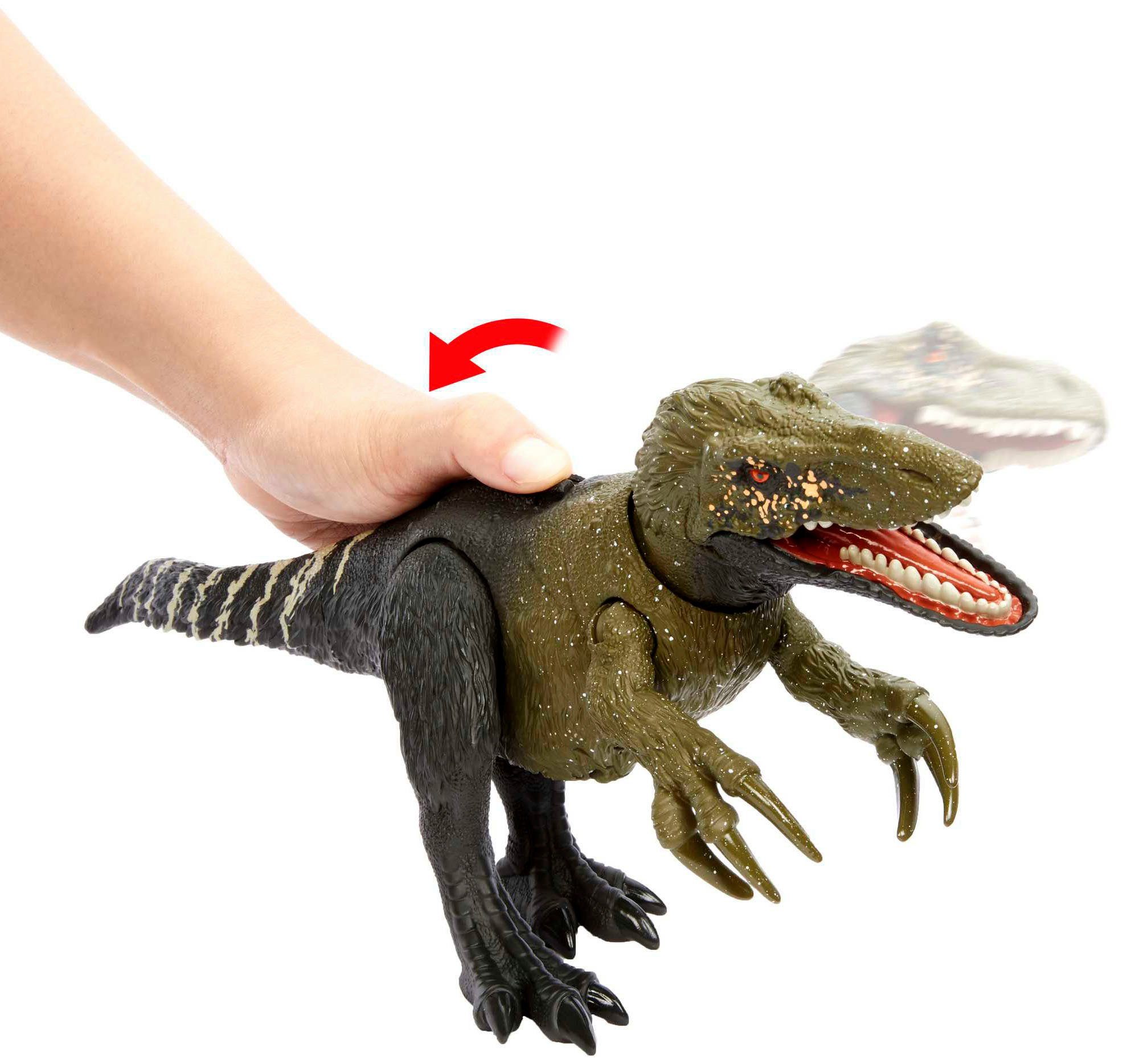 World Jurassic Geräuschen Actionfigur Orkoraptor, - Mattel® mit