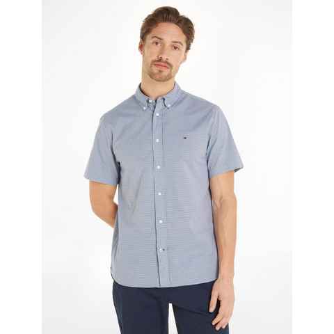 Tommy Hilfiger Kurzarmhemd FLEX GINGHAM RF SHIRT