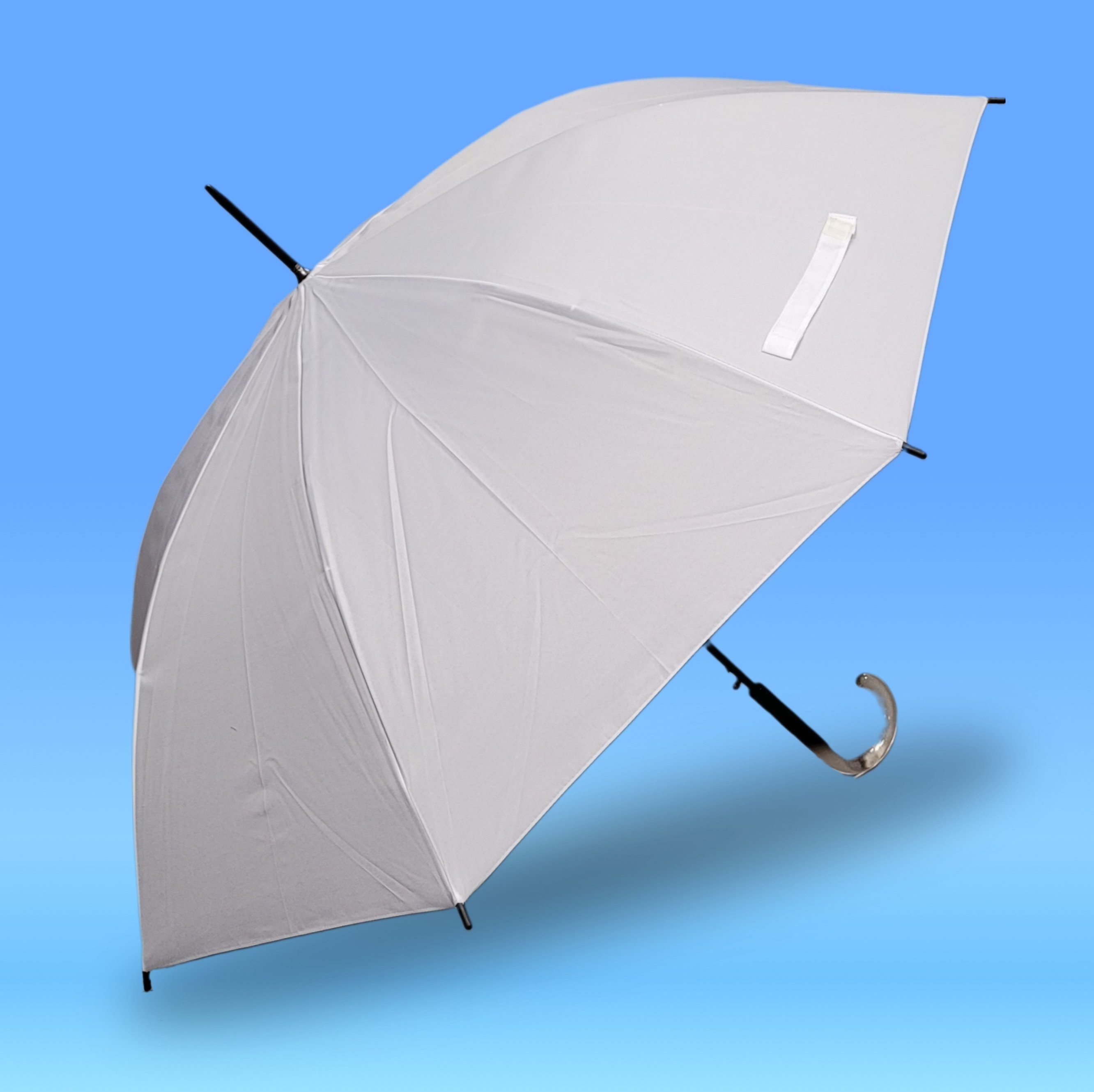 Dr. Neuser Langregenschirm Wedding, Brautschirm mit Automatik, Ø105cm, transparenter Griff