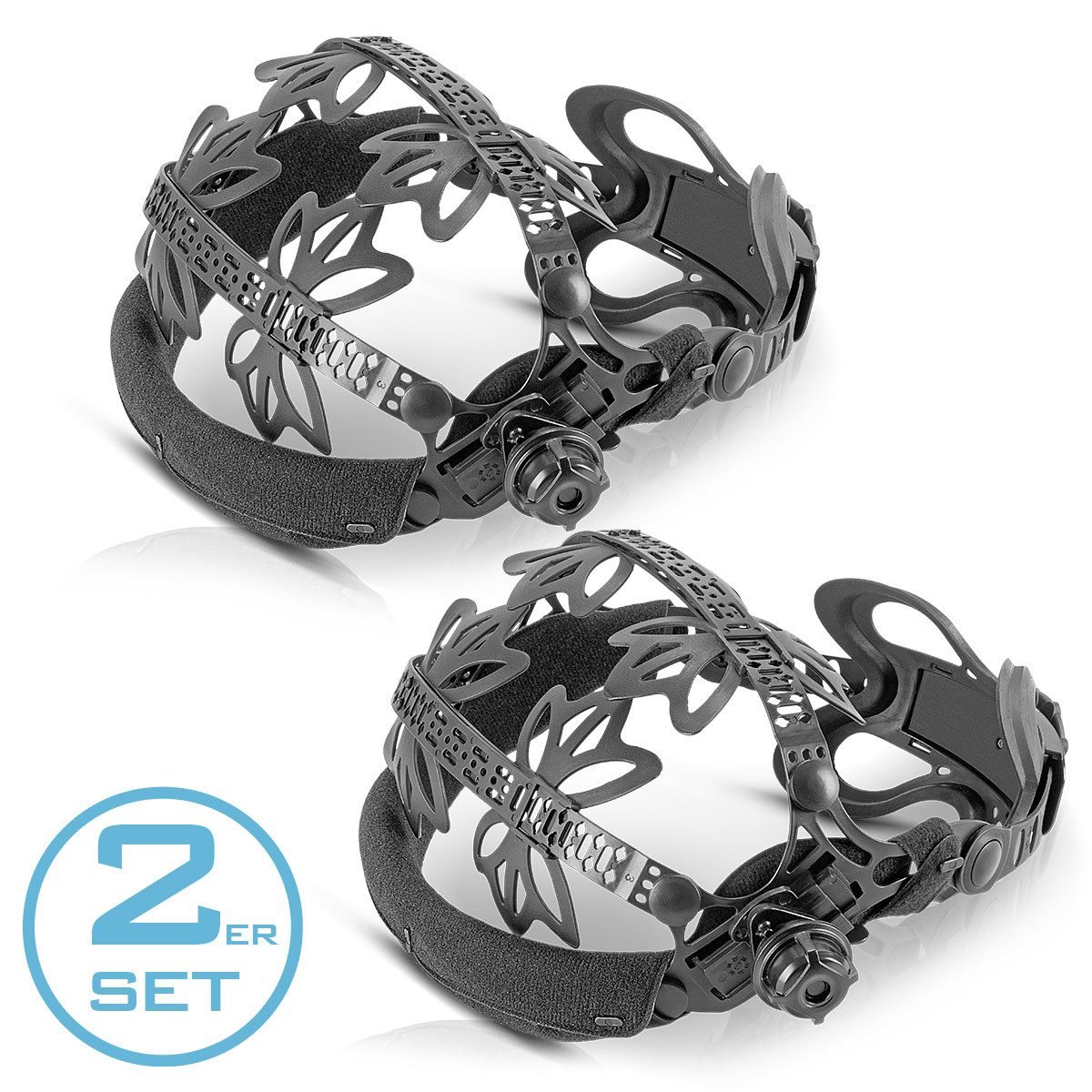 STAHLWERK Schweißhelm Kopfband für Schweißhelme (Set, 2-tlg., Set), vielseitige Einstellmöglichkeiten