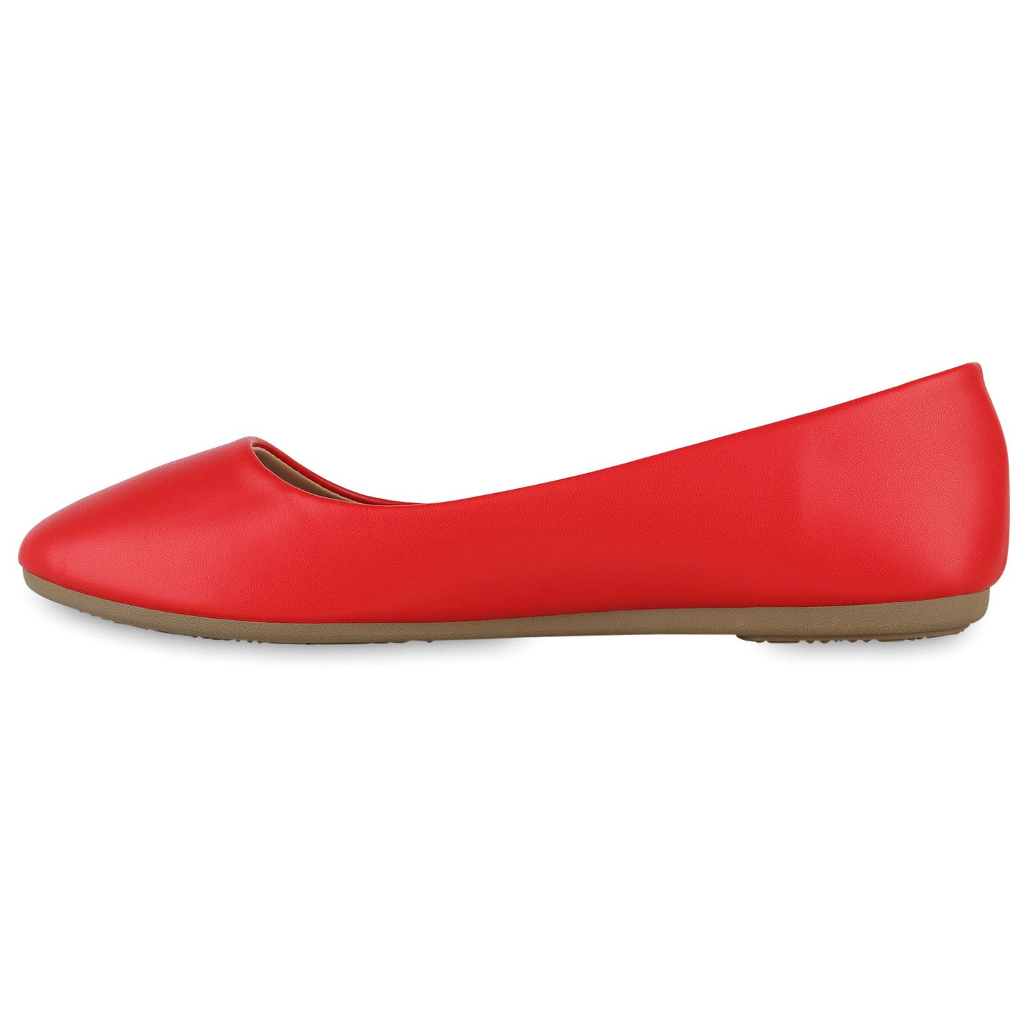 VAN HILL 840129 Ballerina Damen Klassische Ballerinas Slippers Basic Leder- günstig online kaufen