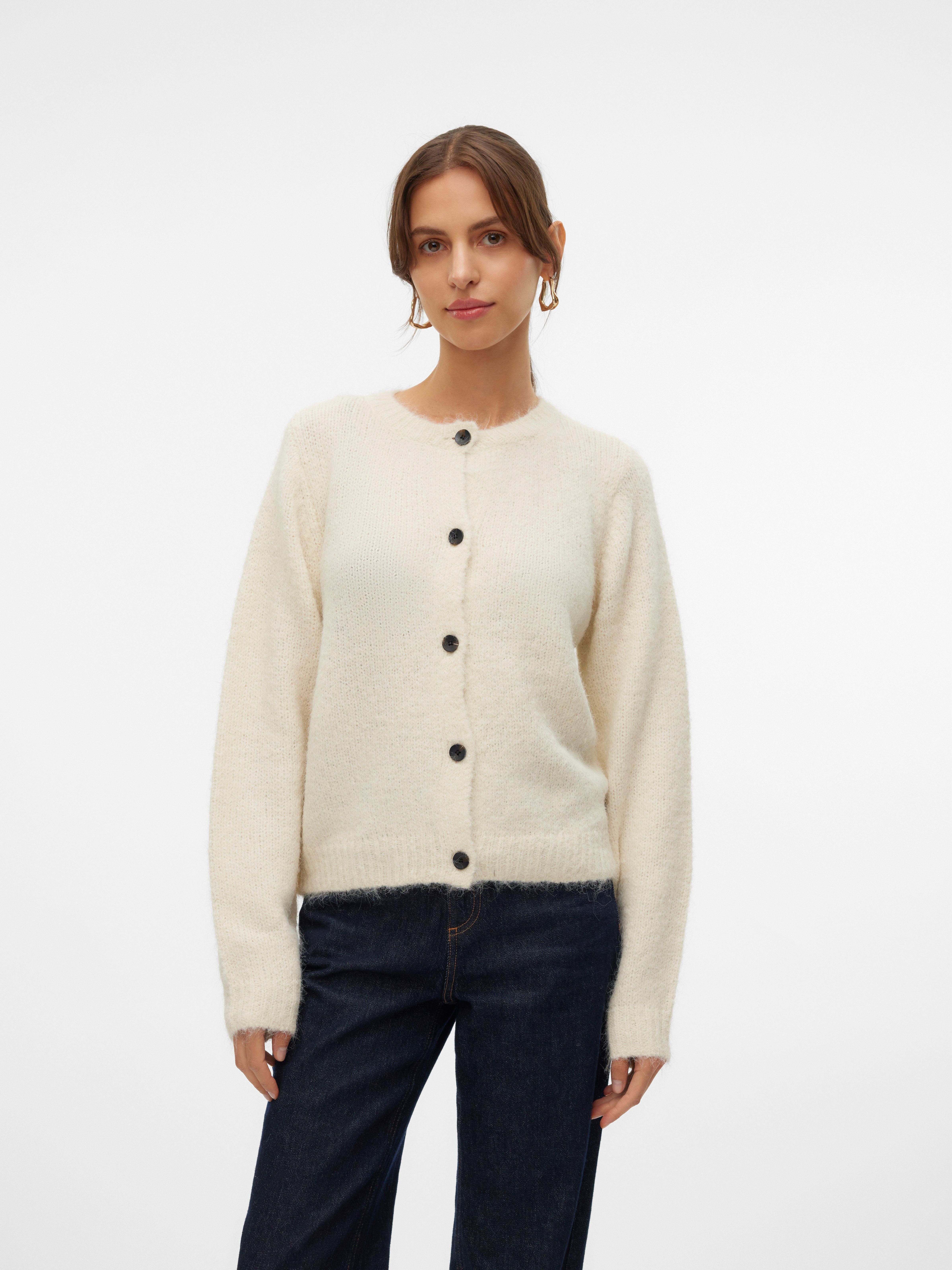 Vero Moda Strickjacke VMNOVAH LS O-NECK günstig online kaufen