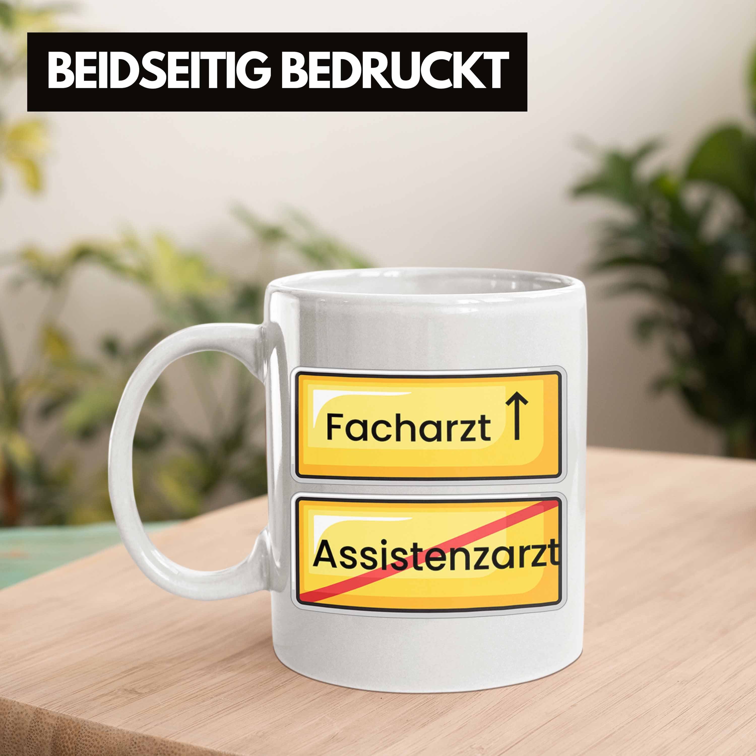 Weiss Endlich Assistenzarzt Tasse Prüfung Bestanden Facharzt Geschenk Tasse Kaffee Trendation
