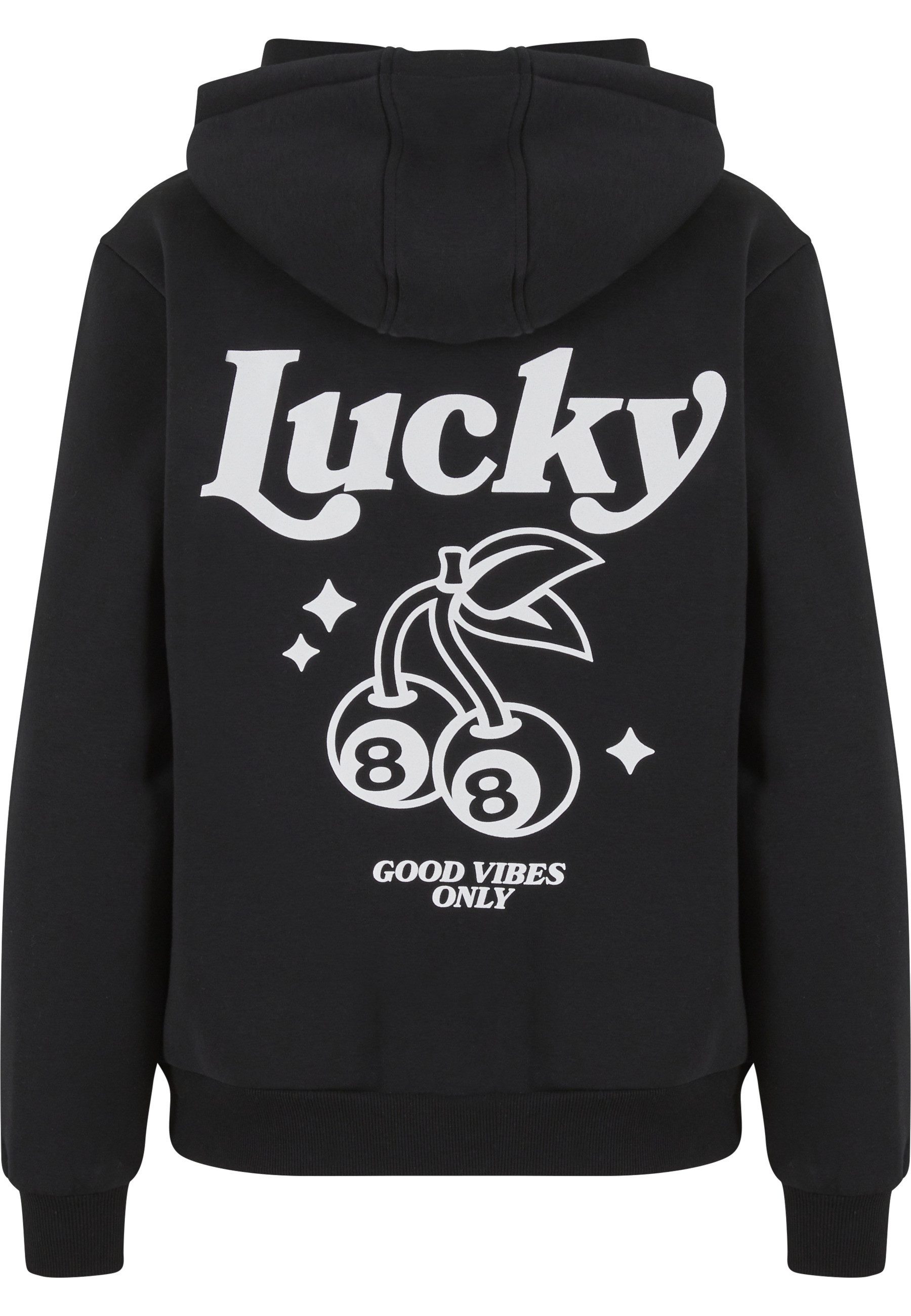 Miss Tee Kapuzensweatshirt Miss Tee Lucky Cherry Ladies Fluffy Hoody
