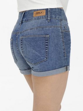 ONLY Jeansshorts ONLCARMEN REG SHORTS WIDE WB DNM PIM mit Umschlag am Saum