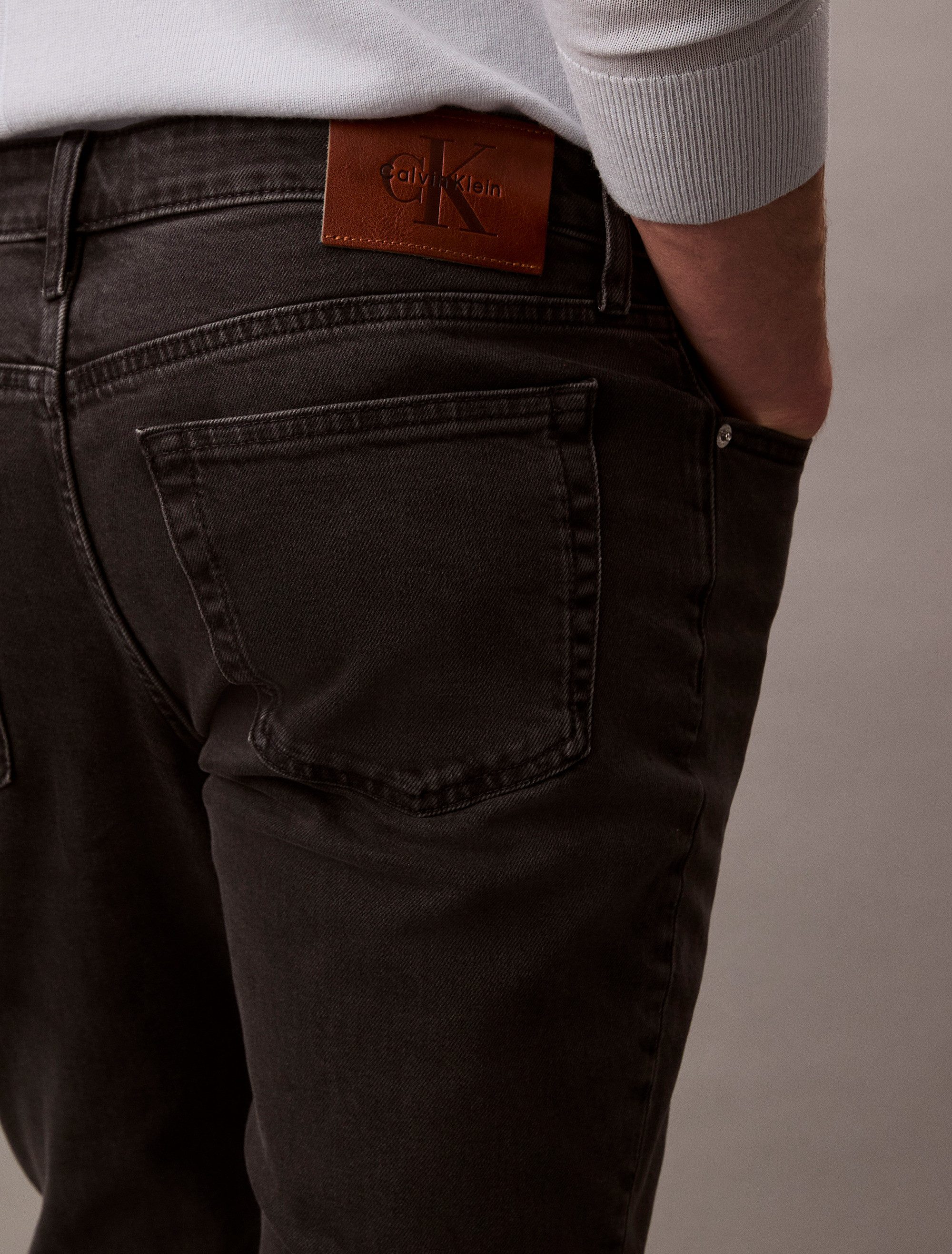 Calvin Klein Jeans Slim-fit-Jeans SLIM JEAN REGEN Mit Gürtelschlaufen