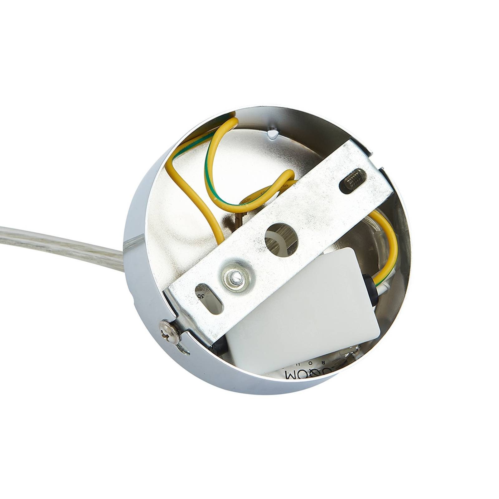 Lucande Hängeleuchte Bidolo, Glas Chrom IP44, 1 x 10 W LED