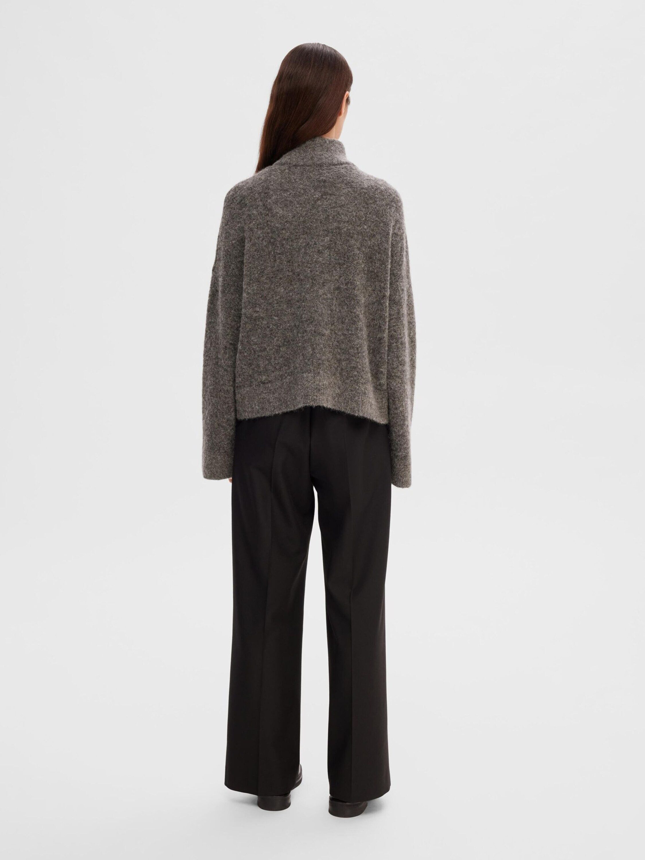 Selected Strickjacke SIA RAS (1-tlg) Plain/ohne Details