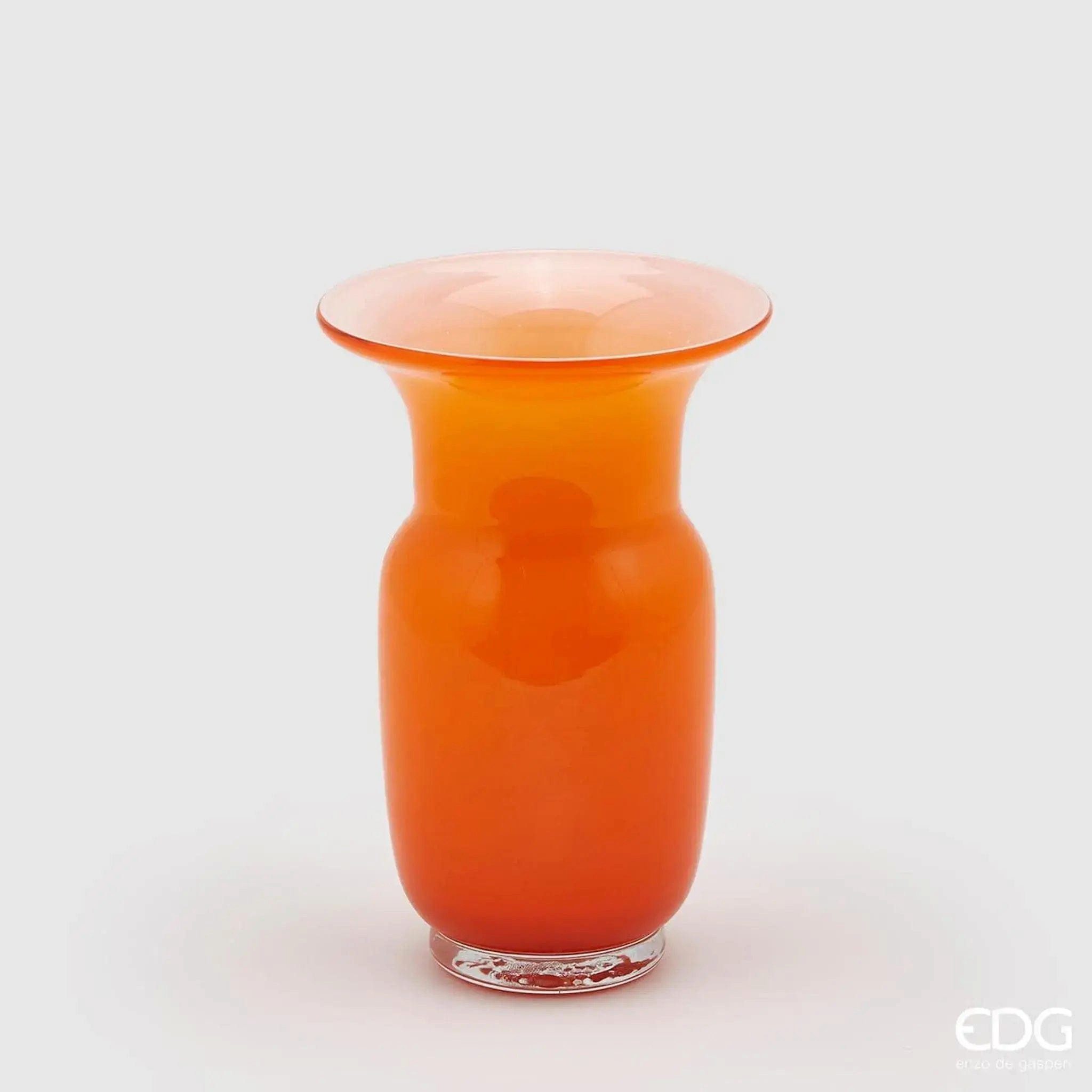 enzo de gasperi Dekovase Blumenvase im Stil von Murano Höhe 26 cm Ø 16,5 cm (verschiedene Größen können kombiniert werden)