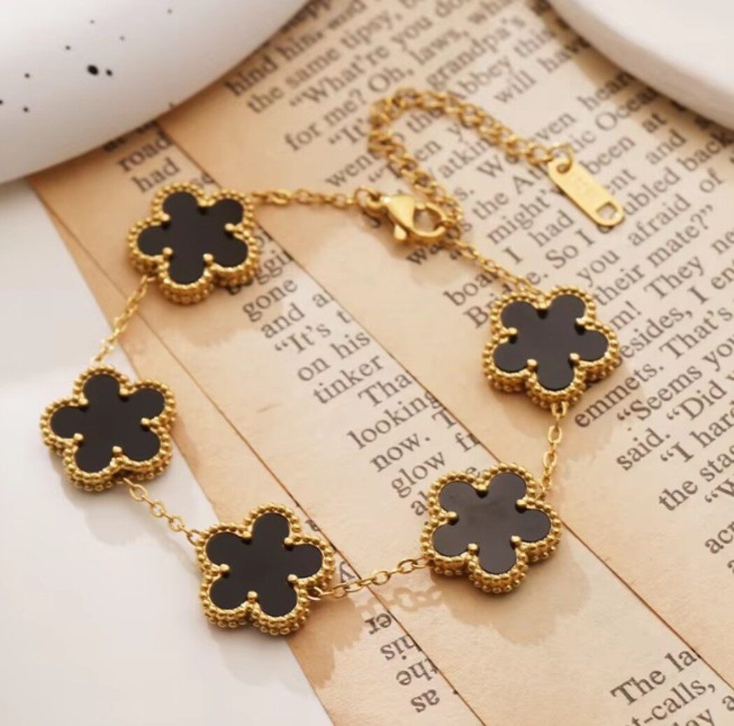 Lale Collection® Schmuckset Gold Kleeblatt Schmuck-Set günstig online kaufen