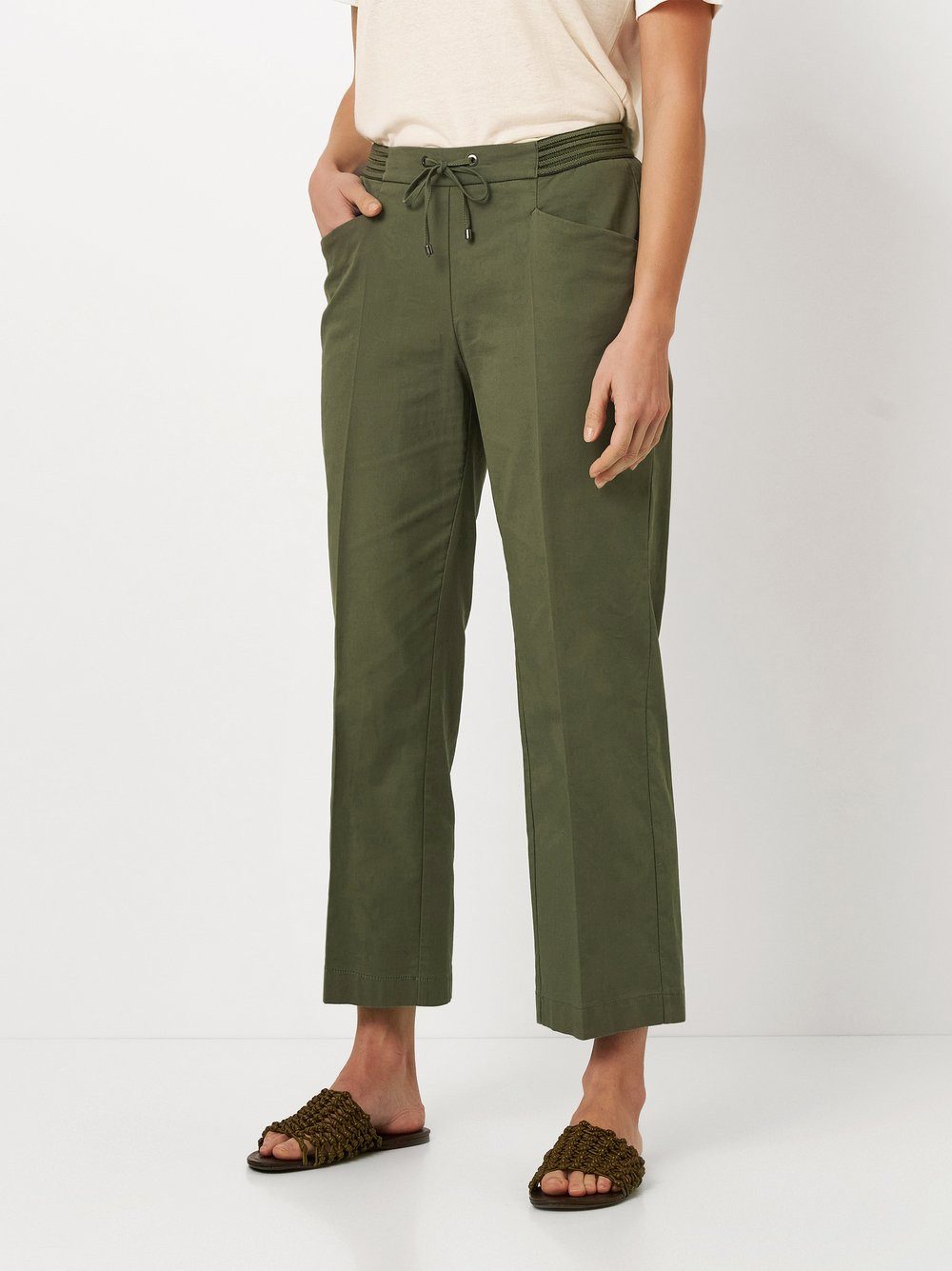 TONI 7/8-Hose Sue Wide 7/8 aus sommerlich leichtem Baumwollmix, mit Dehnbun günstig online kaufen