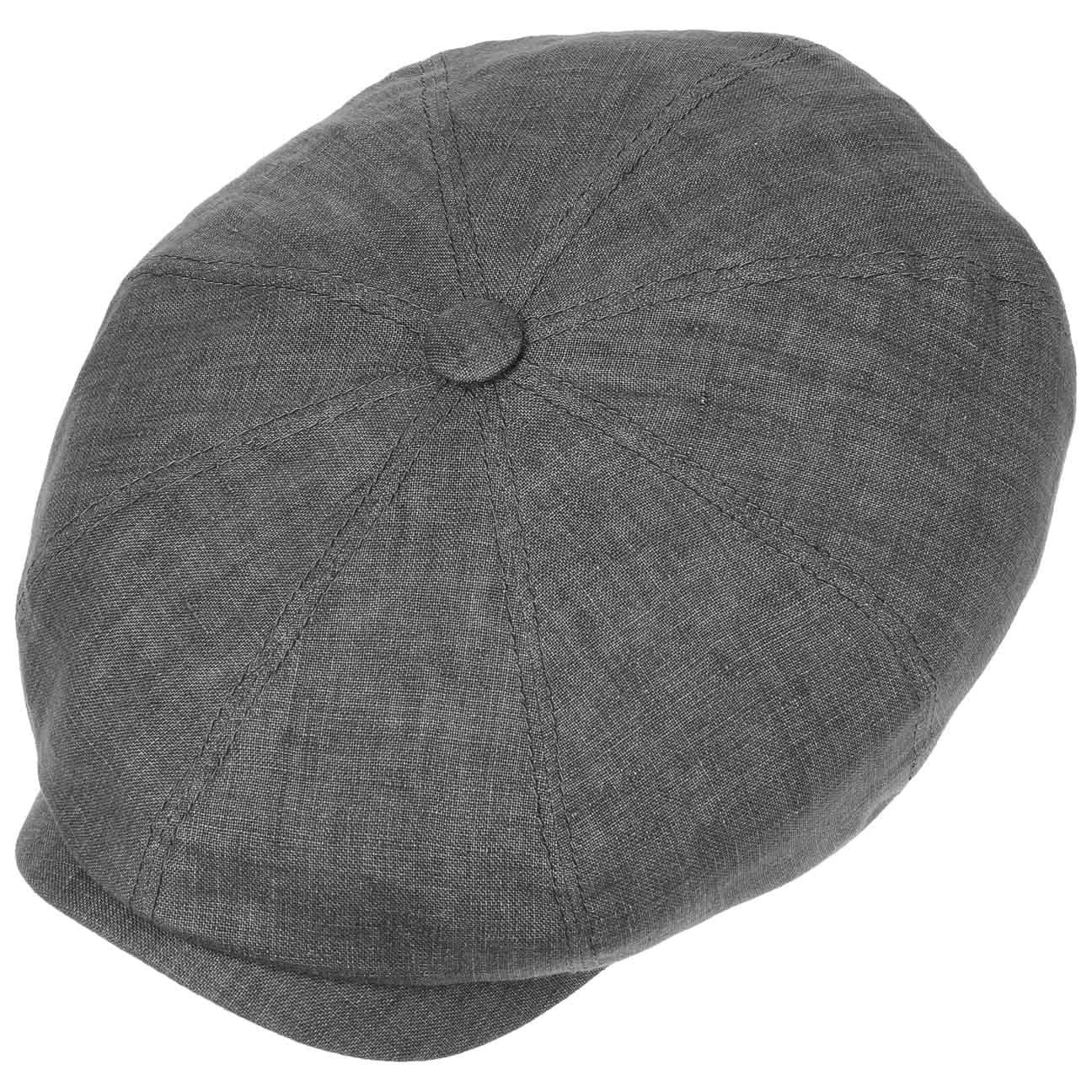 in Flat Balloncap mit Stetson the Made EU grau Cap Schirm, (1-St)