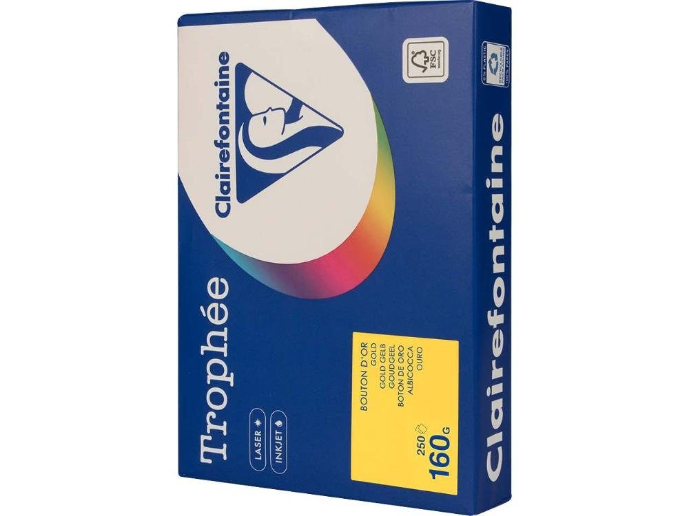 CLAIREFONTAINE Kopierpapier Clairfontaine Farbiges Kopierpapier 'Trophee' 160