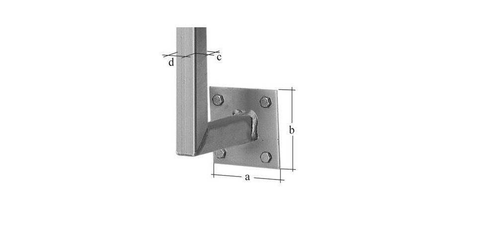 Alberts Zaunpfosten Alberts Geländerpfosten universal mit 120 mm