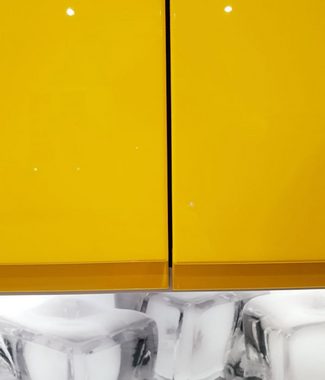 Feldmann-Wohnen Glashängeschrank Florence (Florence, 1-St) 45cm Front-, Korpusfarbe und Ausführung wählbar grifflos 1-türig