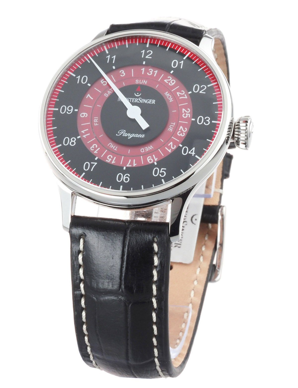 Meistersinger Schweizer Uhr Automatik 40MM, Herren DAY Einzeiger Uhr PDD902R Uhr DATE PANGAEA