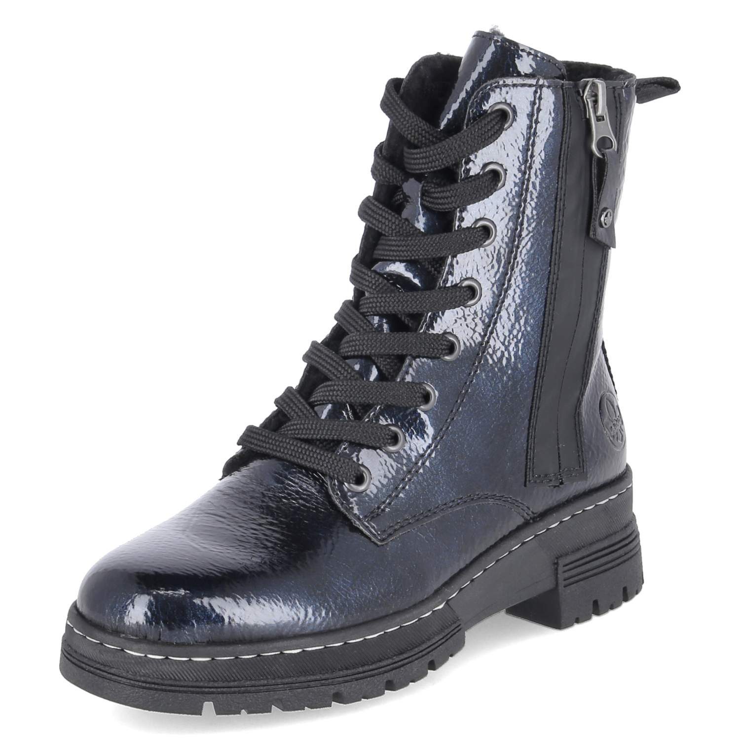 Rieker Rieker 73821-14 Damen Synthetik blau Winterstiefel günstig online kaufen
